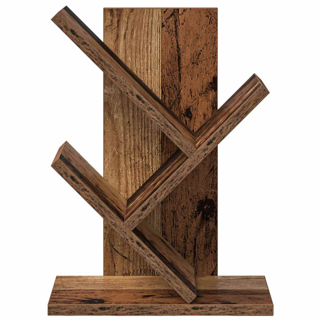 vidaXL Regal na książki w kształcie drzewa 3-poziomowy 30 x 18 x 40 cm
