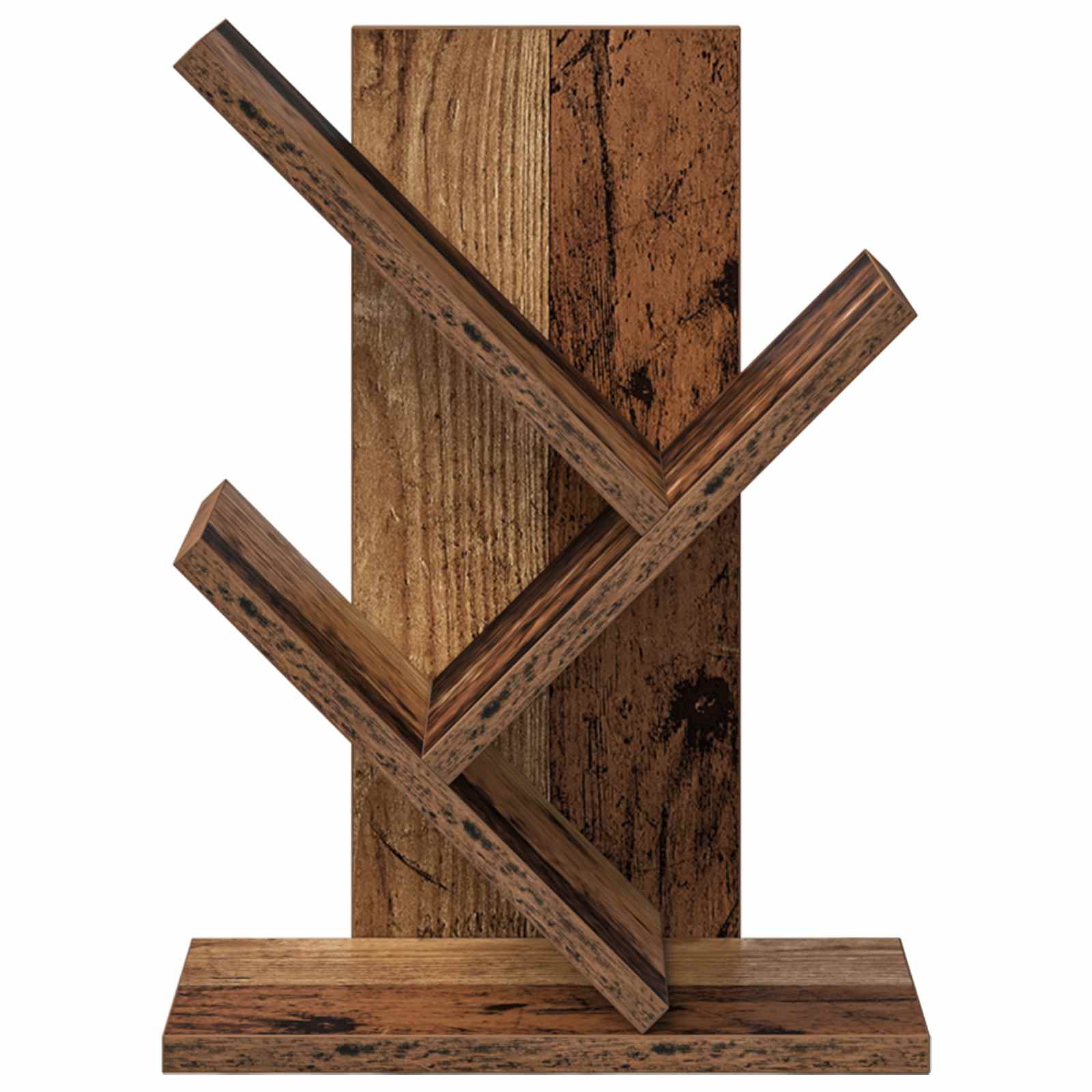 vidaXL Regal na książki w kształcie drzewa 3-poziomowy 30 x 18 x 40 cm