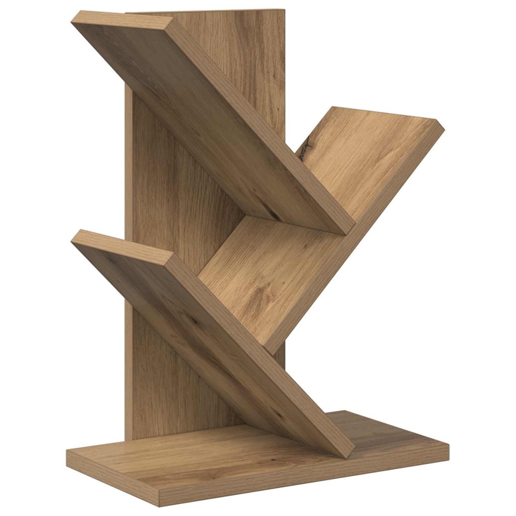 vidaXL Regal na książki w kształcie drzewa 3-poziomowy 30 x 18 x 40 cm