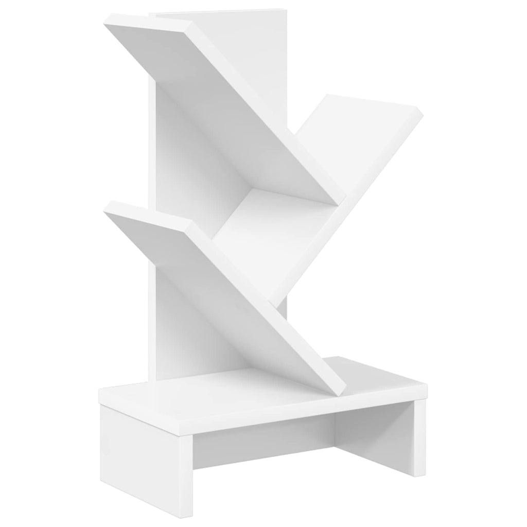vidaXL Regal na książki w kształcie drzewa 3-poziomowy 30 x 18 x 48 cm