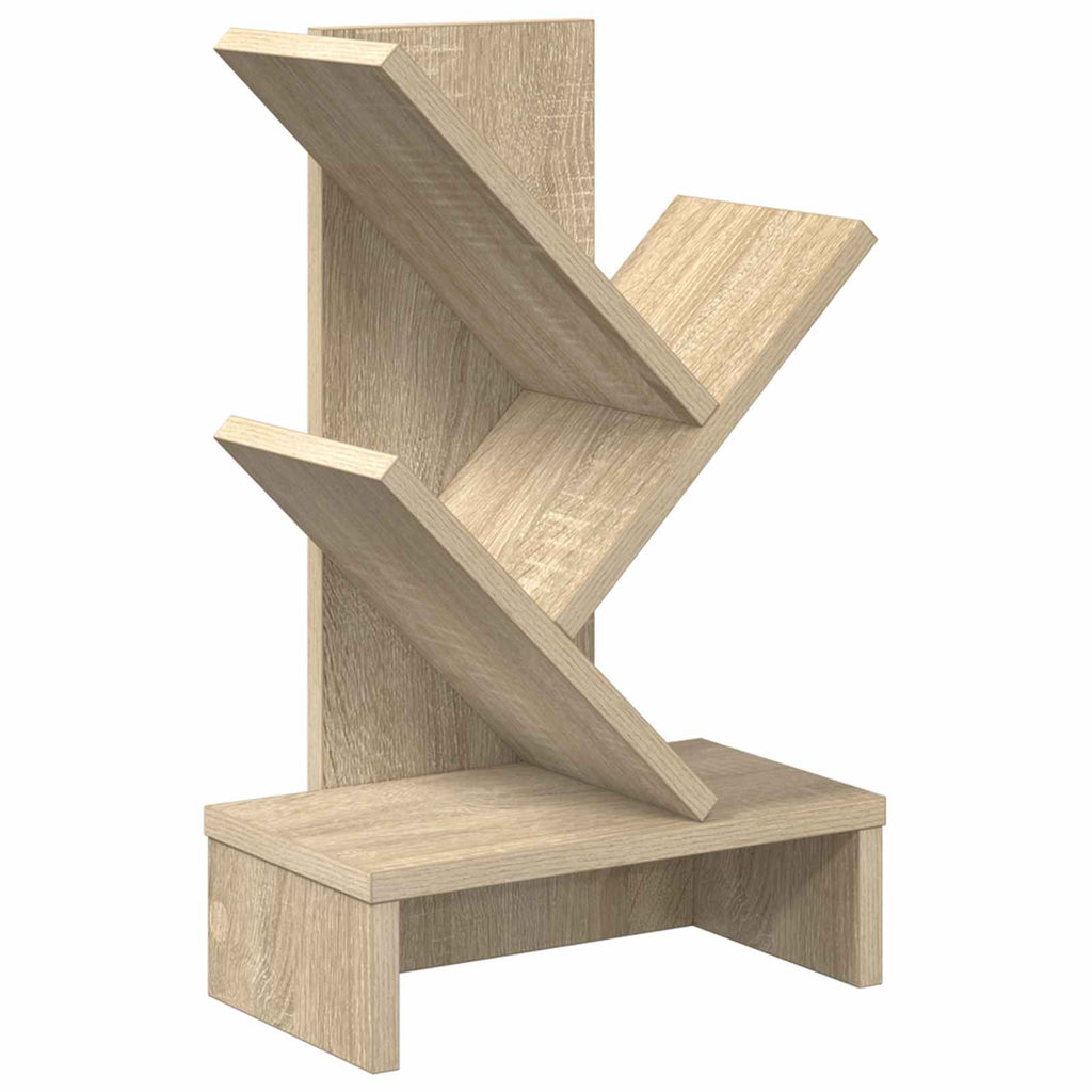 vidaXL Regal na książki w kształcie drzewa 3-poziomowy 30 x 18 x 48 cm