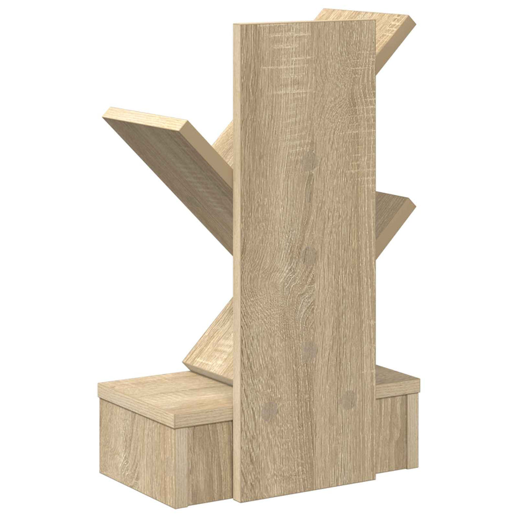vidaXL Regal na książki w kształcie drzewa 3-poziomowy 30 x 18 x 48 cm