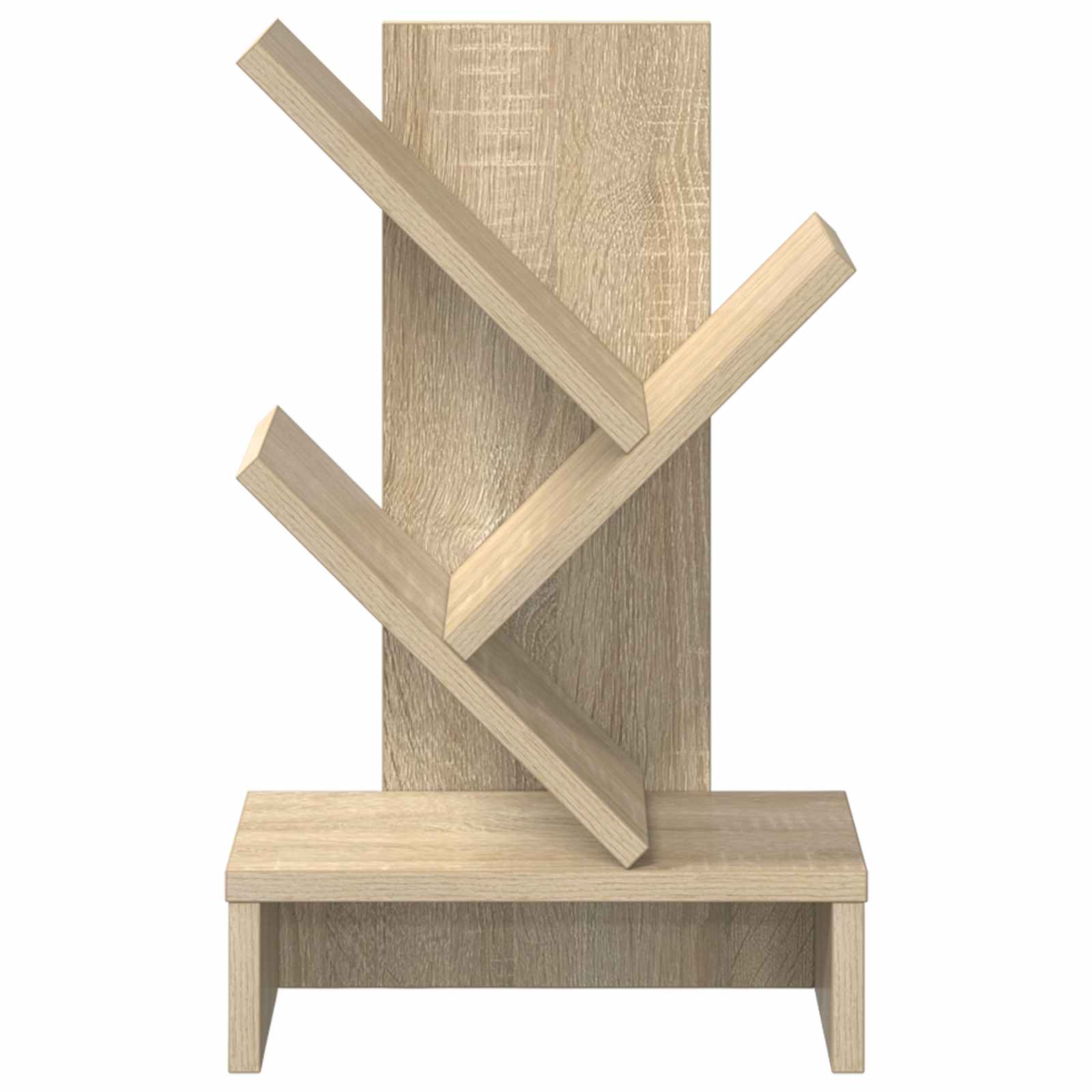 vidaXL Regal na książki w kształcie drzewa 3-poziomowy 30 x 18 x 48 cm