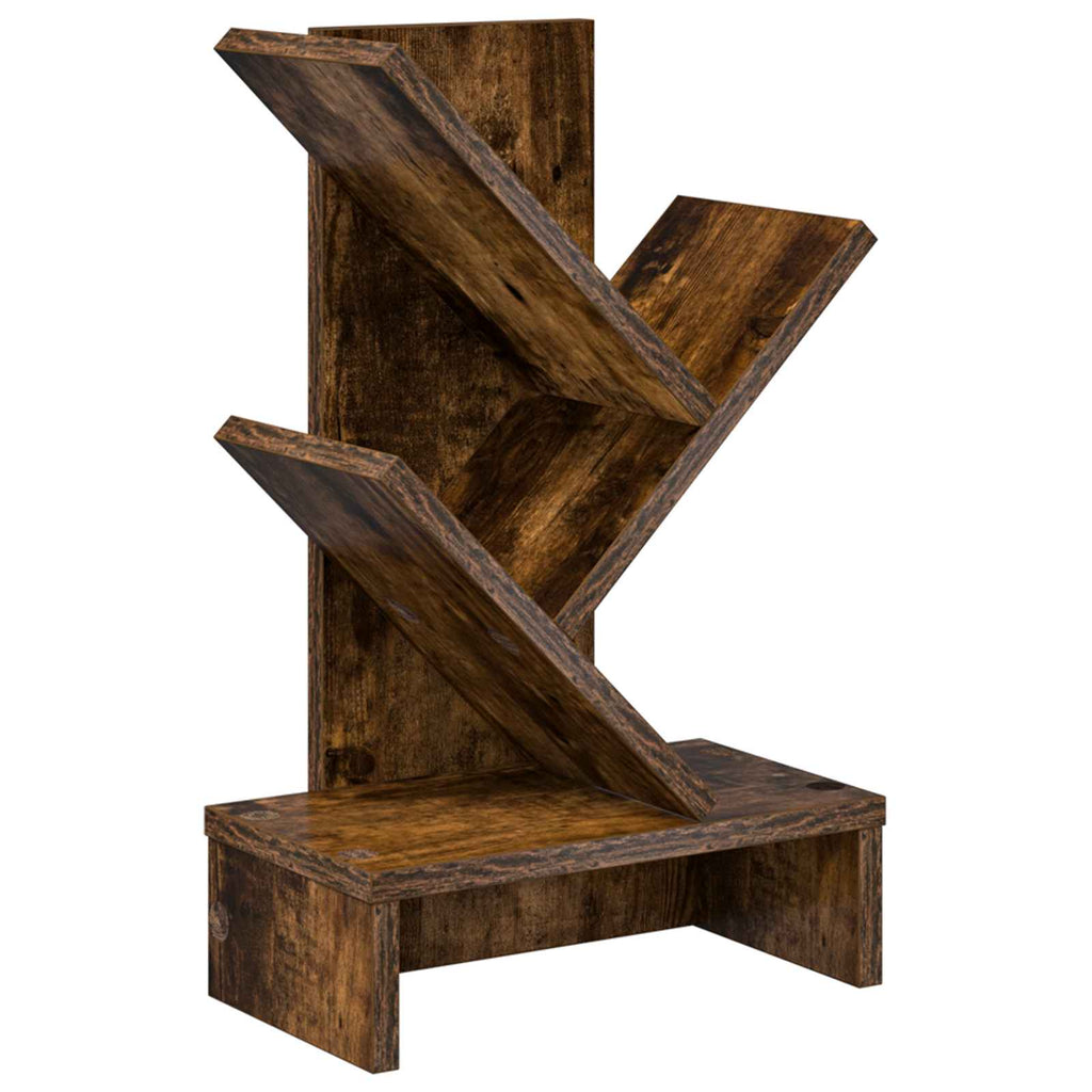 vidaXL Regal na książki w kształcie drzewa 3-poziomowy 30 x 18 x 48 cm