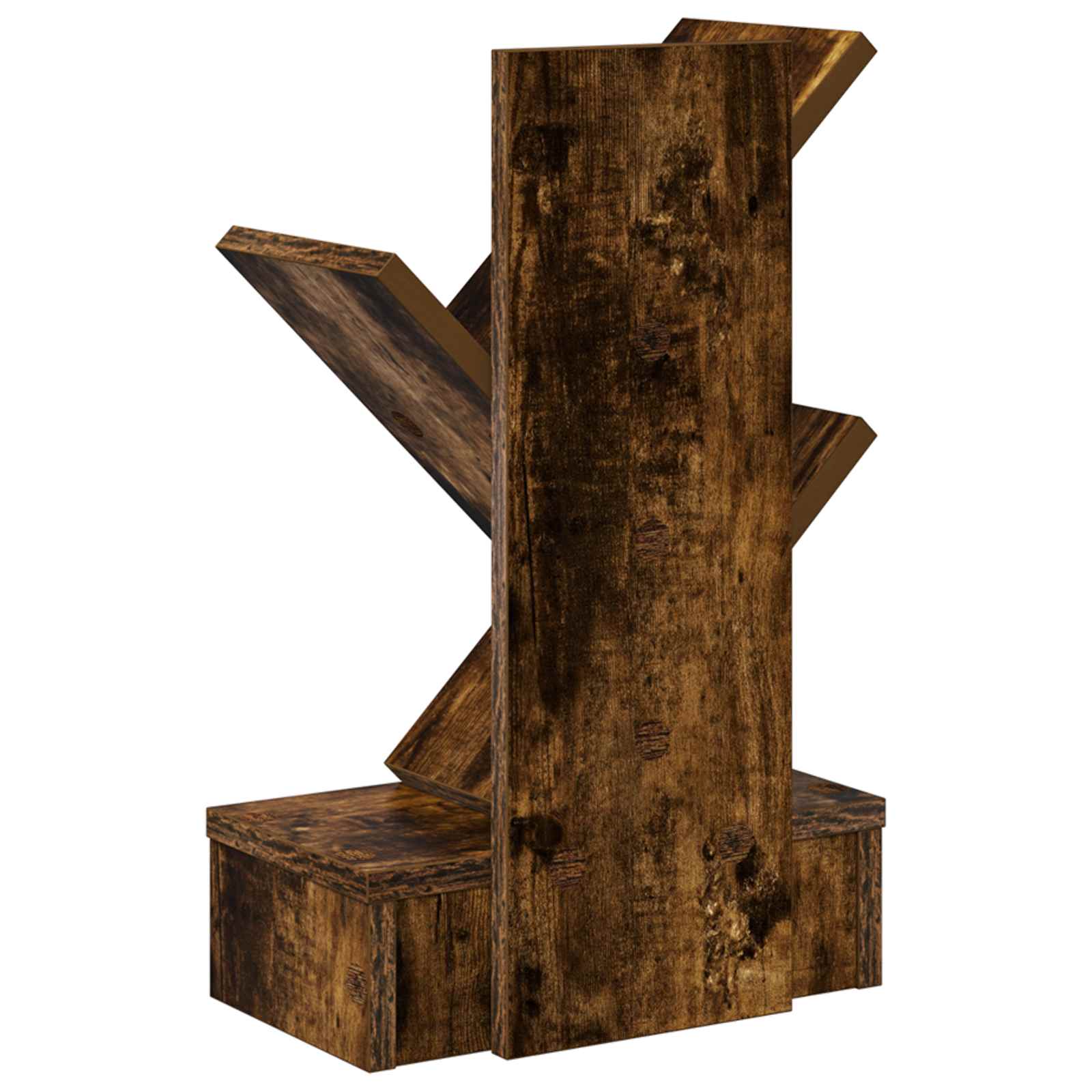 vidaXL Regal na książki w kształcie drzewa 3-poziomowy 30 x 18 x 48 cm