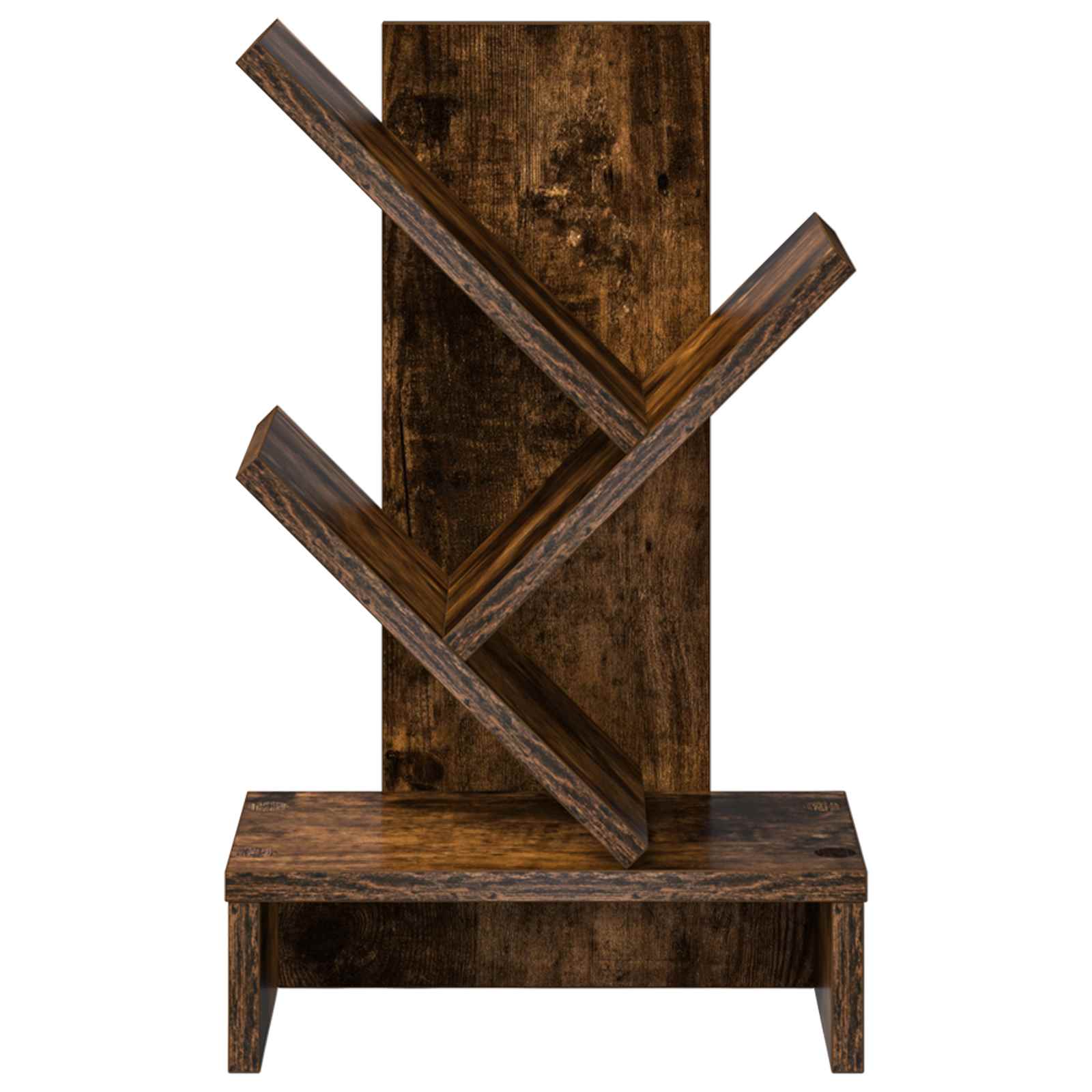 vidaXL Regal na książki w kształcie drzewa 3-poziomowy 30 x 18 x 48 cm