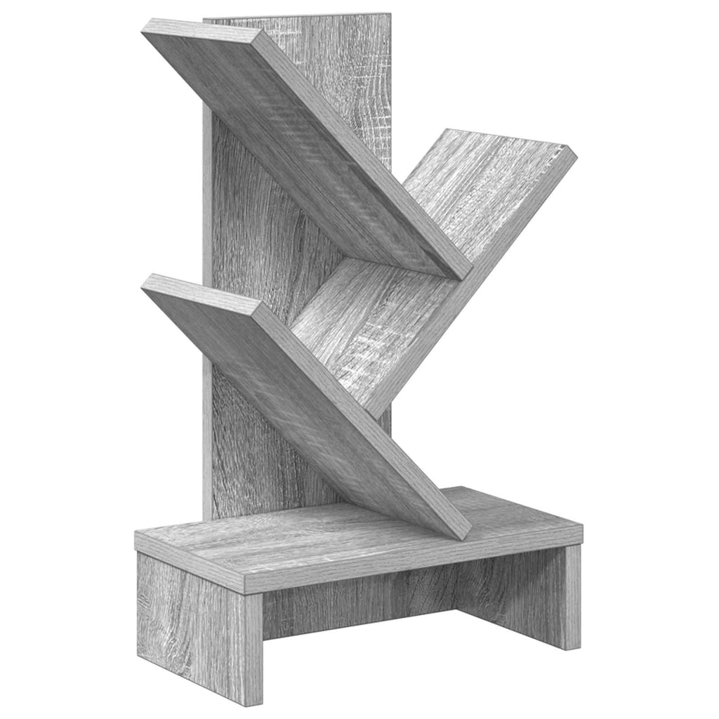 vidaXL Regal na książki w kształcie drzewa 3-poziomowy 30 x 18 x 48 cm