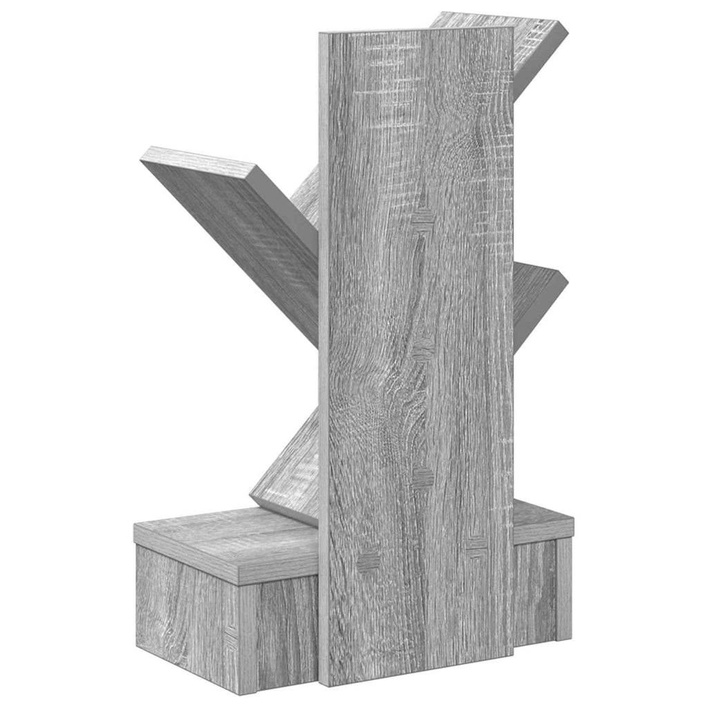 vidaXL Regal na książki w kształcie drzewa 3-poziomowy 30 x 18 x 48 cm
