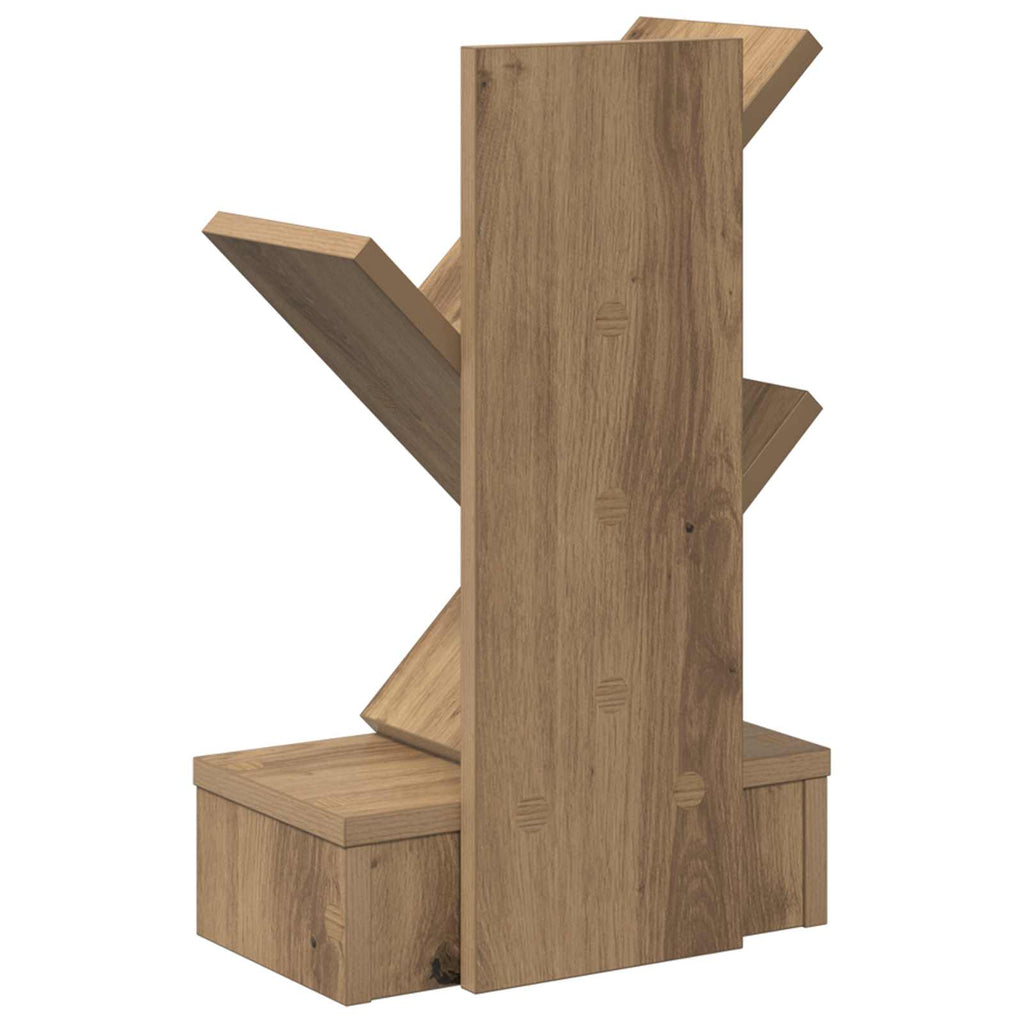 vidaXL Regal na książki w kształcie drzewa 3-poziomowy 30 x 18 x 48 cm