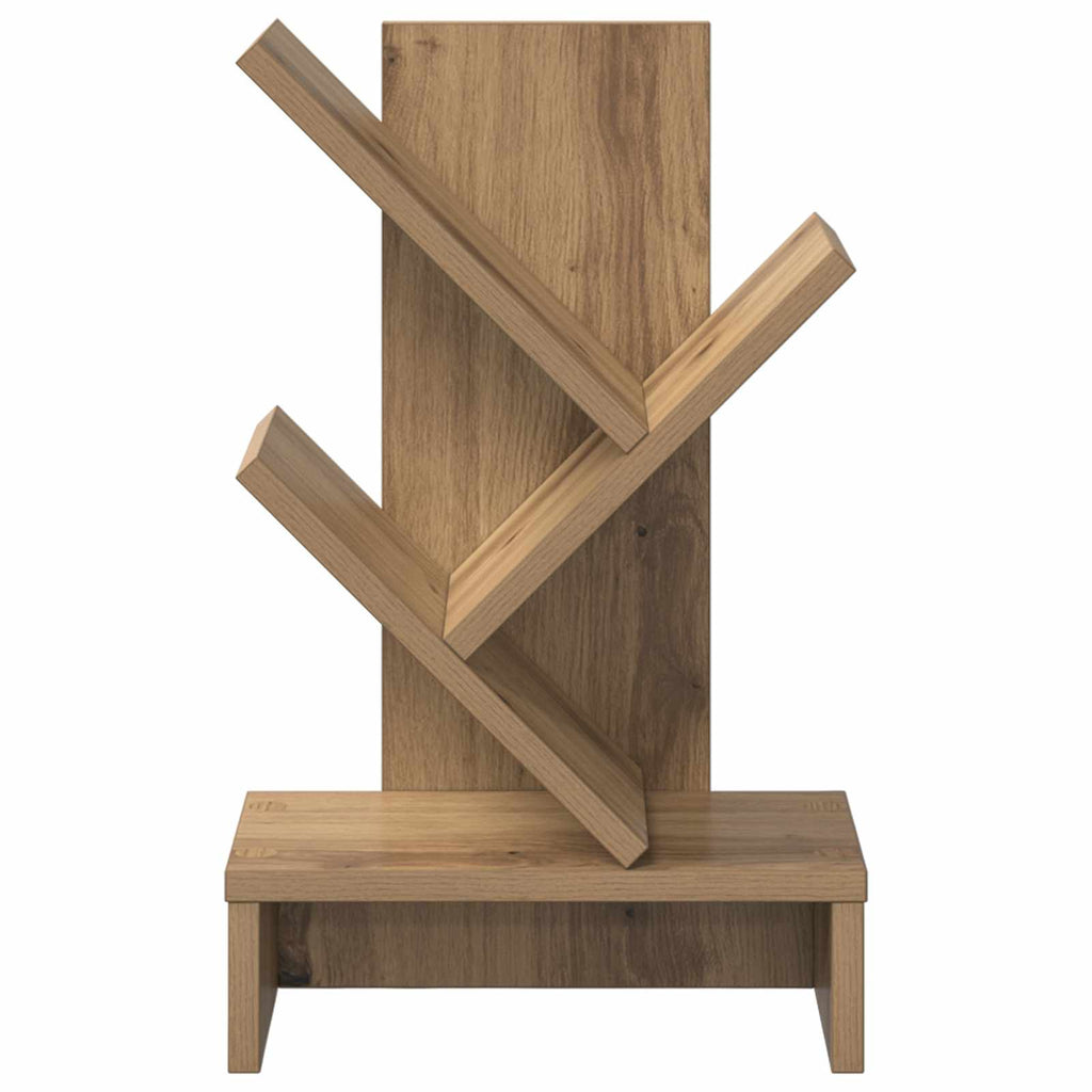 vidaXL Regal na książki w kształcie drzewa 3-poziomowy 30 x 18 x 48 cm