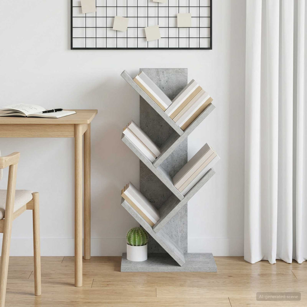 vidaXL Półka na książki w kształcie drzewa 4-poziomowa 30 x 18 x 60 cm
