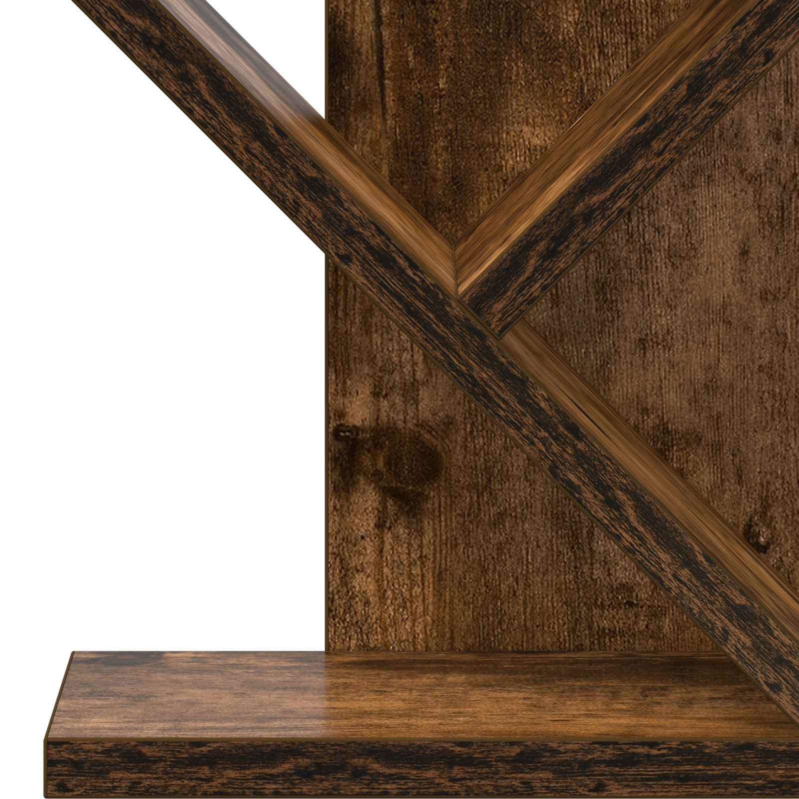 vidaXL Półka na książki w kształcie drzewa 4-półkowa 30 x 18 x 60 cm