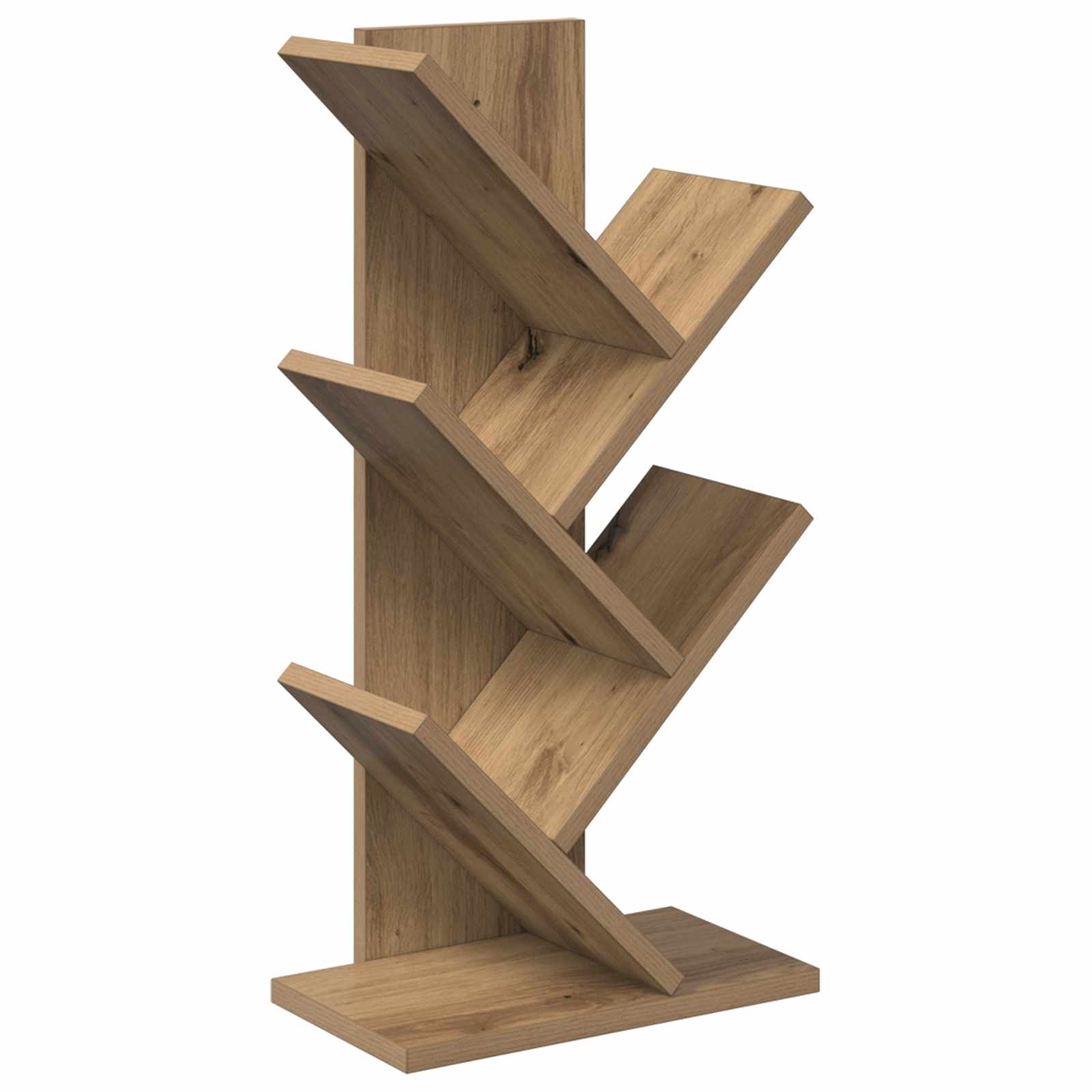 vidaXL Półka na książki w kształcie drzewa 4-poziomowa 30 x 18 x 60 cm