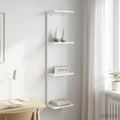 vidaXL Półka ścienna Biały 25 x 15 x 100 cm Drewno inżynieryjne