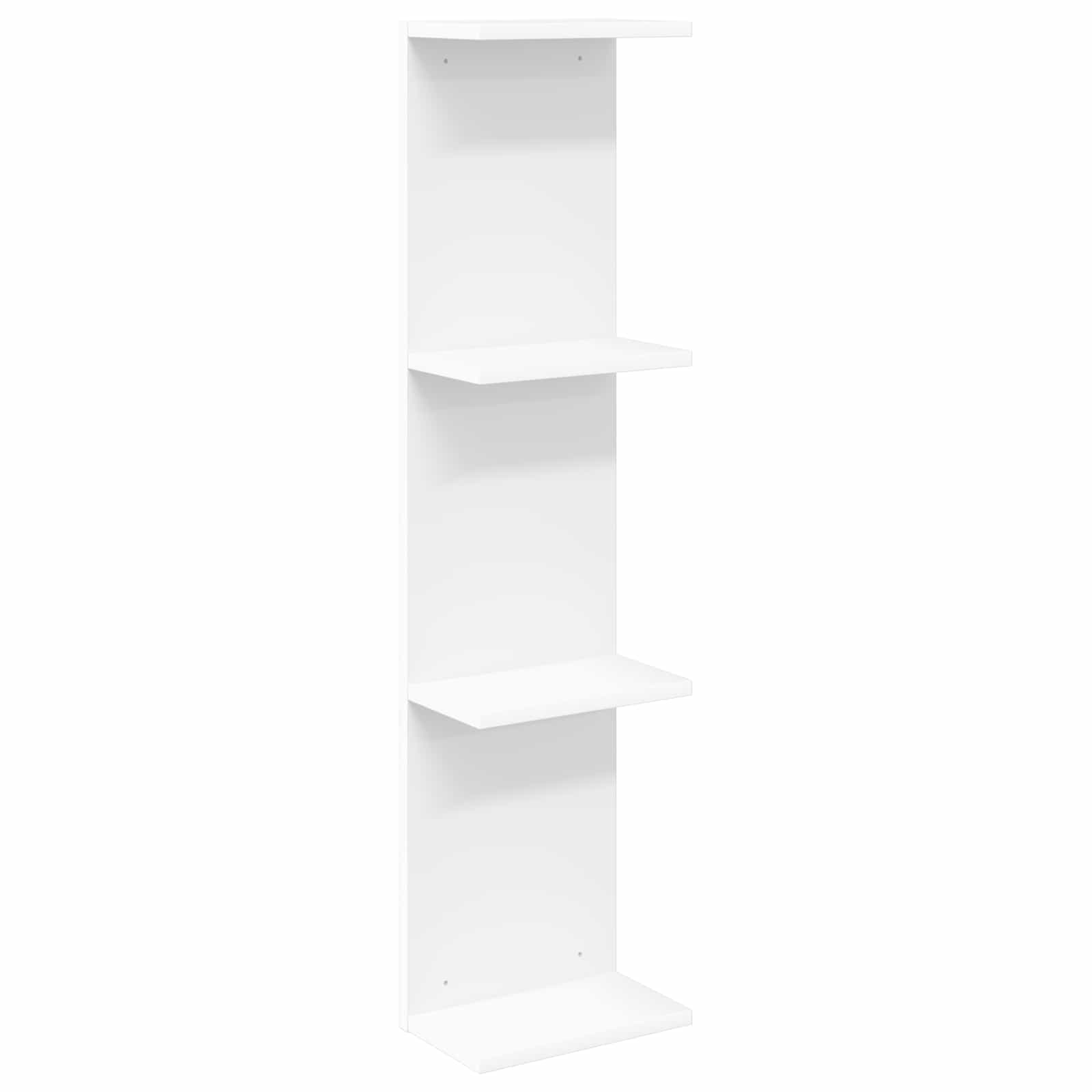 vidaXL Półka ścienna Biały 25 x 15 x 100 cm Drewno inżynieryjne