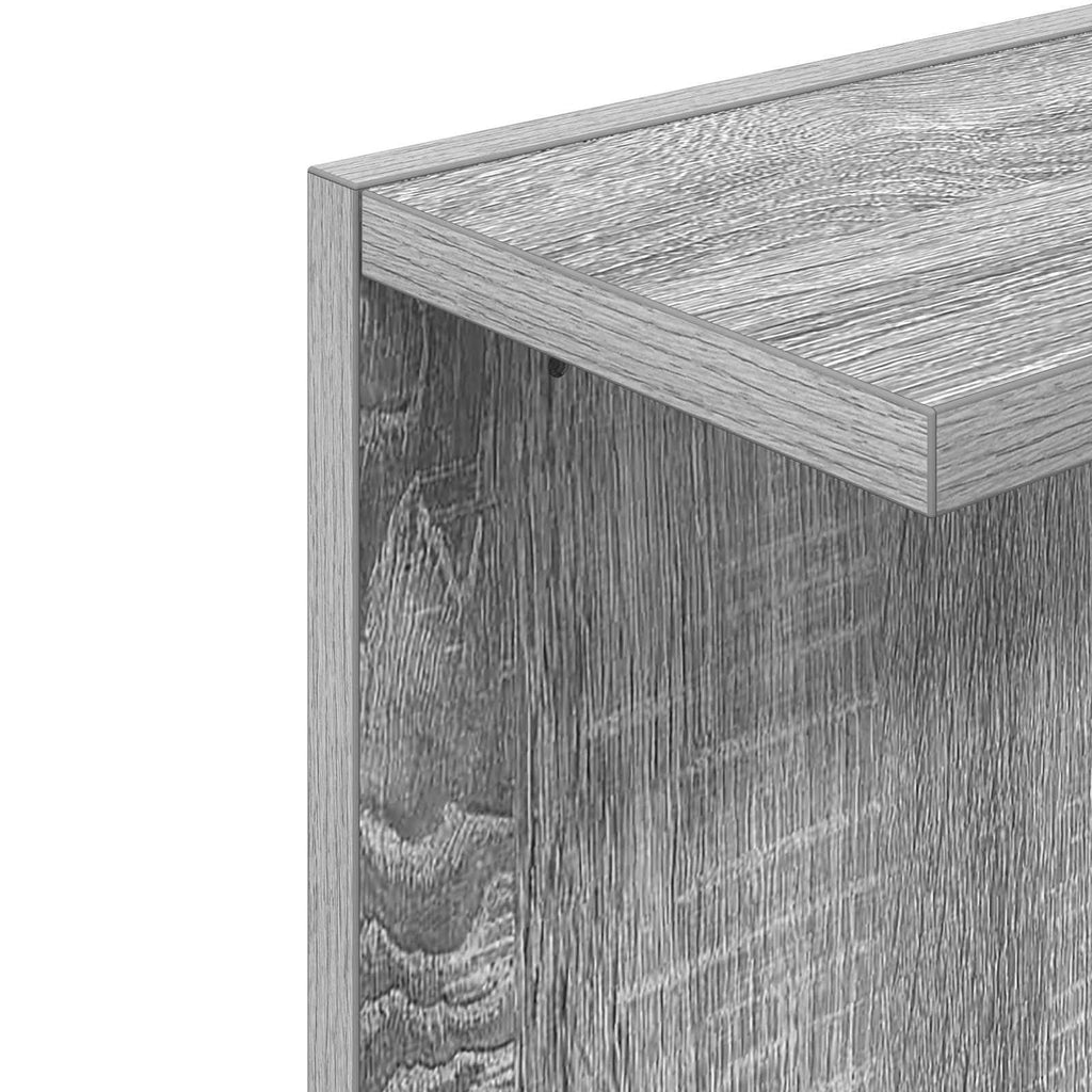 vidaXL Półka ścienna 2 pcs Szary Sonoma 25 x 15 x 100 cm