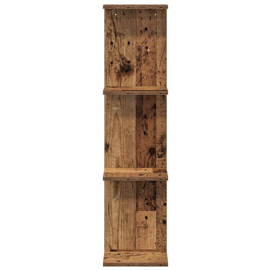 vidaXL Półka ścienna Stare drewno 25 x 15 x 100 cm Drewno inżynieryjne