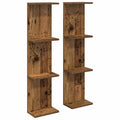 vidaXL Półka ścienna 2 pcs Stare drewno 25 x 15 x 100 cm