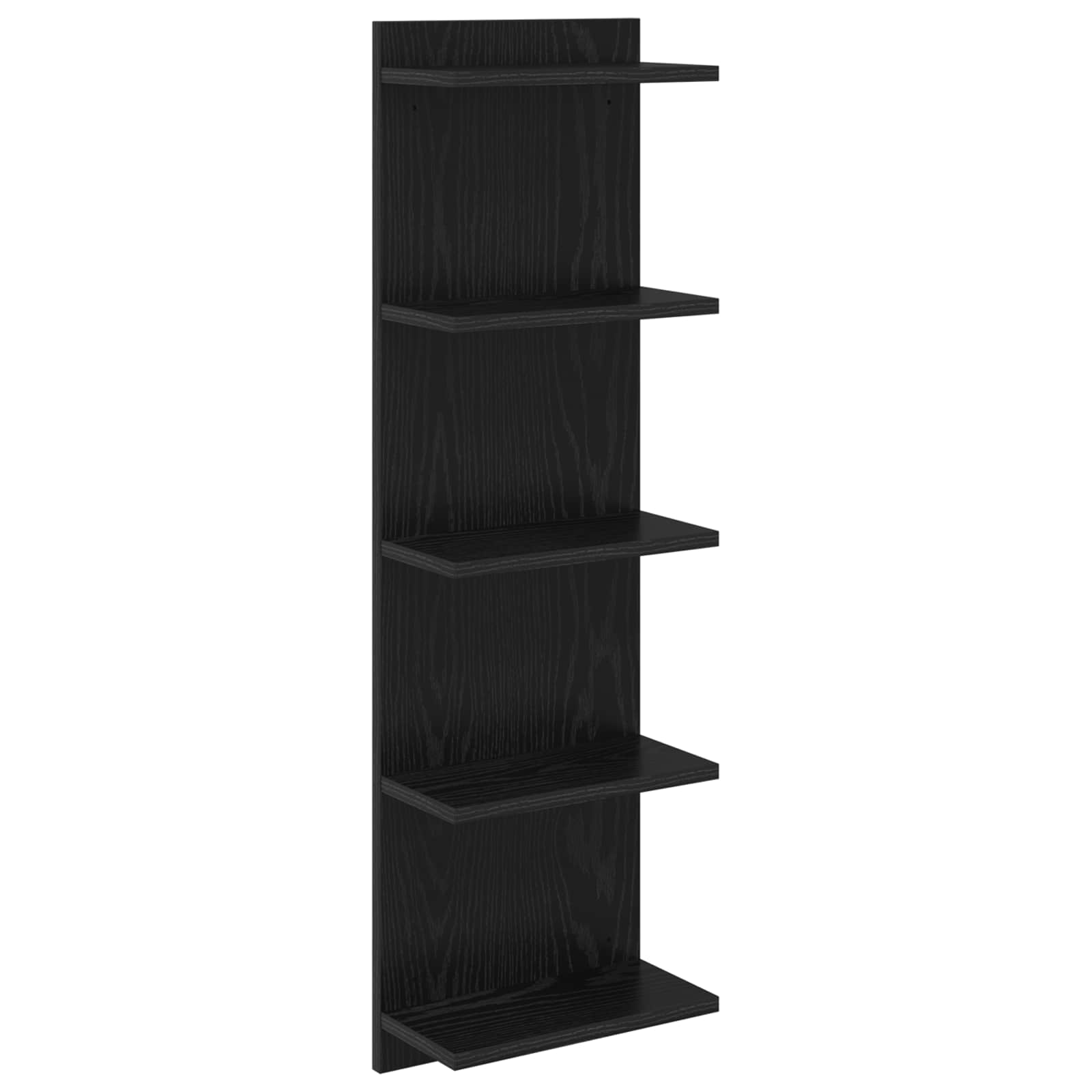 vidaXL Półka ścienna Czarny dąb 30 x 15 x 100 cm Drewno inżynieryjne