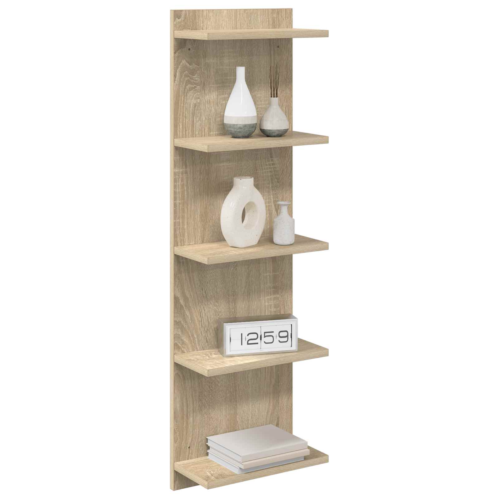 vidaXL Półka ścienna dąb Sonoma 30 x 15 x 100 cm Drewno inżynieryjne