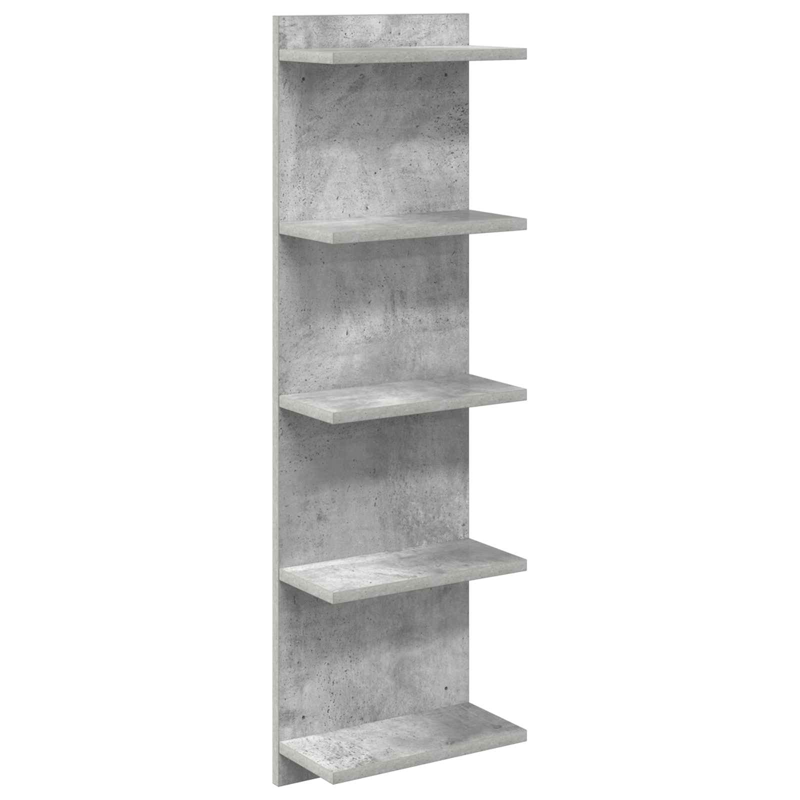 vidaXL Półka ścienna Betonowy szary 30 x 15 x 100 cm