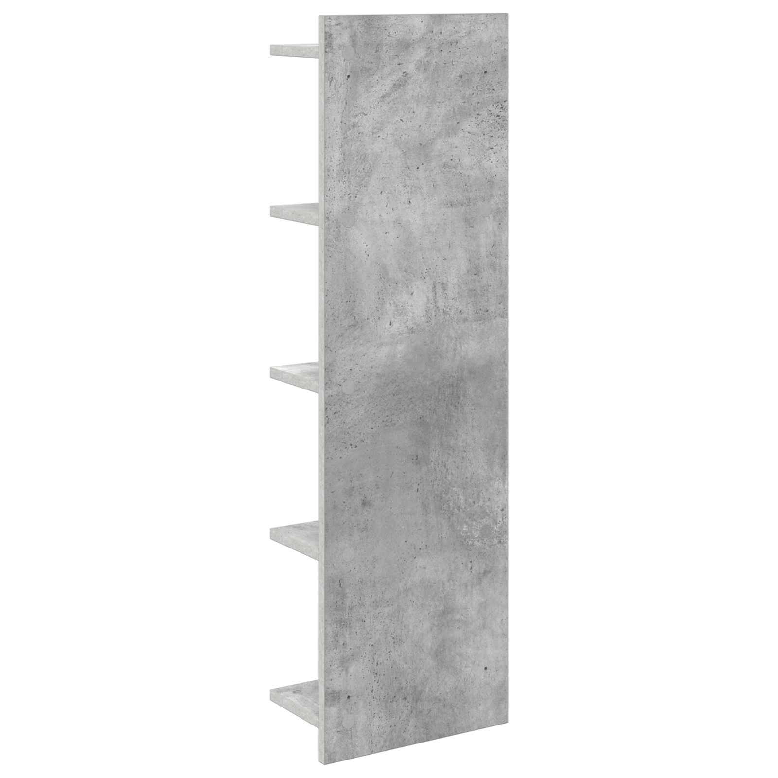 vidaXL Półka ścienna 2 szt. Betonowy szary 30 x 15 x 100 cm