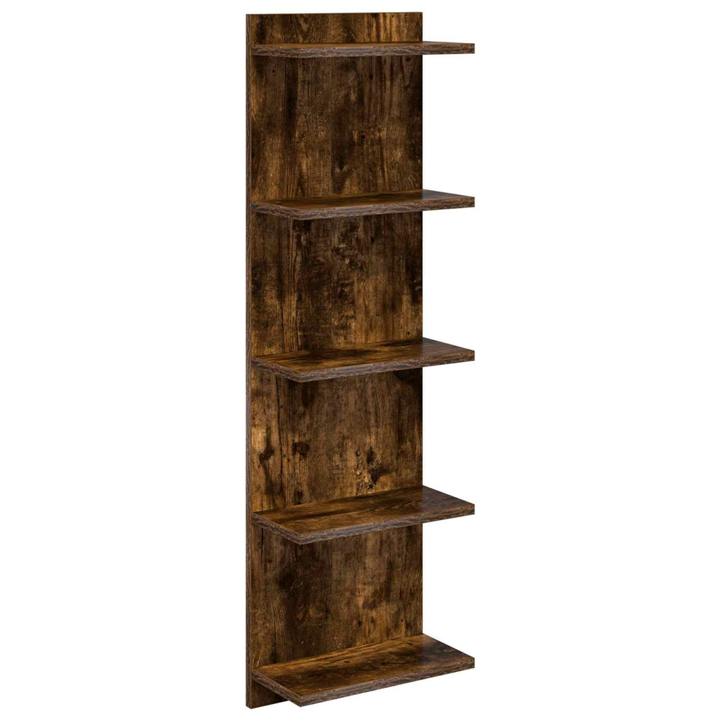 vidaXL Półka ścienna Dąb wędzony 30 x 15 x 100 cm Drewno inżynieryjne