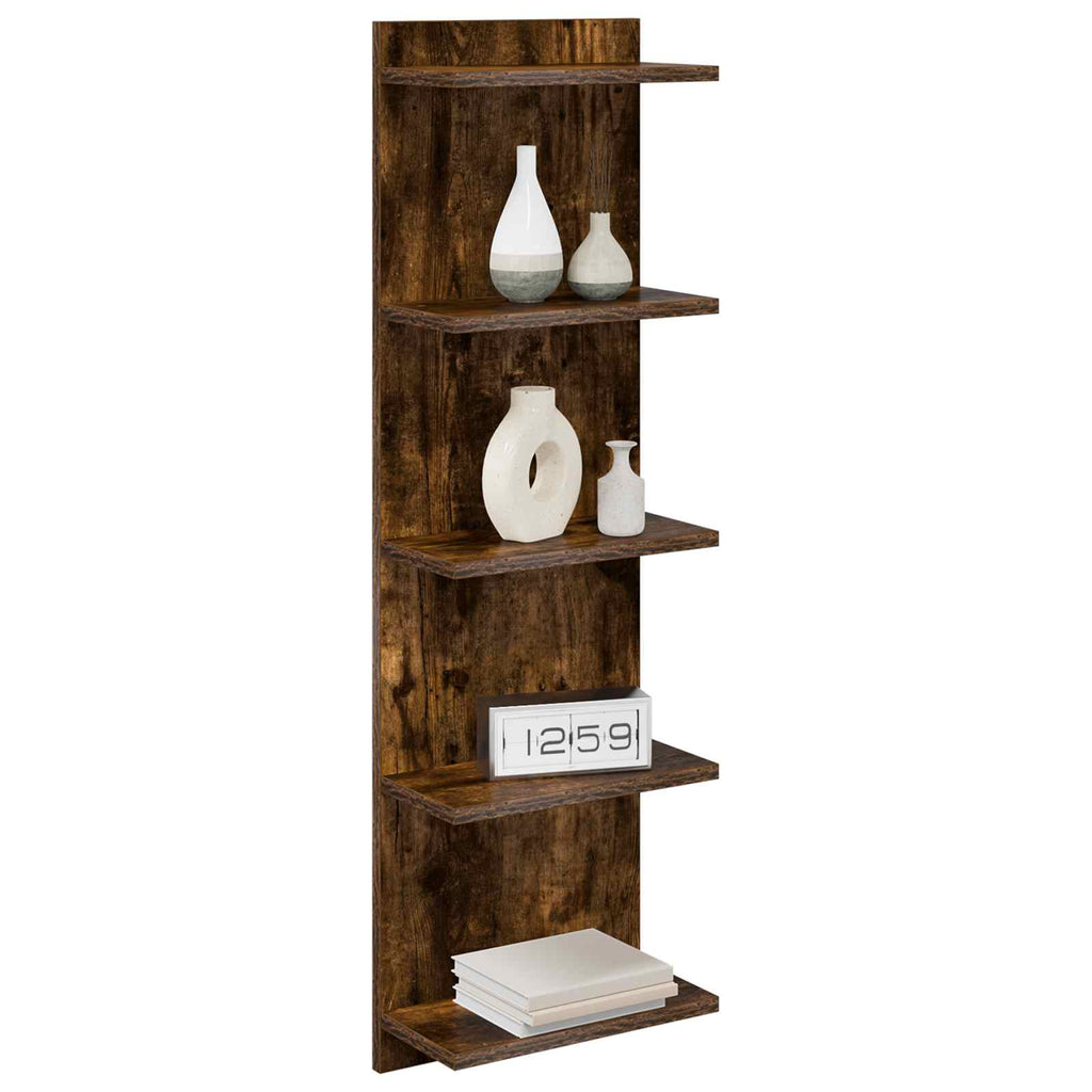 vidaXL Półka ścienna Dąb wędzony 30 x 15 x 100 cm Drewno inżynieryjne