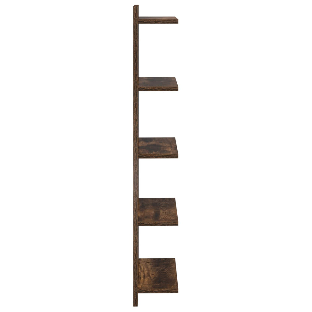 vidaXL Półka ścienna Dąb wędzony 30 x 15 x 100 cm Drewno inżynieryjne