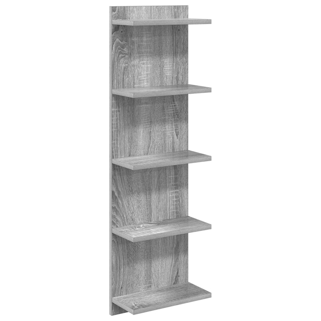 vidaXL Półka ścienna Szary Sonoma 30 x 15 x 100 cm Drewno inżynieryjne