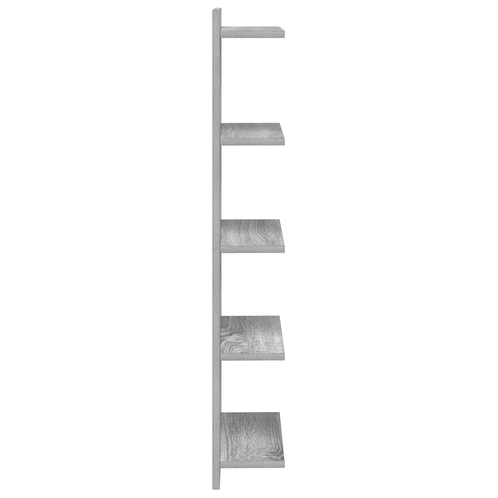 vidaXL Półka ścienna Szary Sonoma 30 x 15 x 100 cm Drewno inżynieryjne