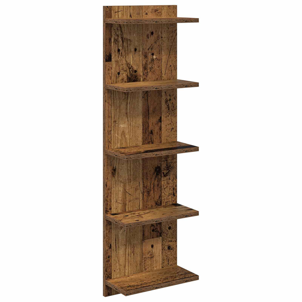 vidaXL Półka ścienna Stare drewno 30 x 15 x 100 cm Drewno inżynieryjne