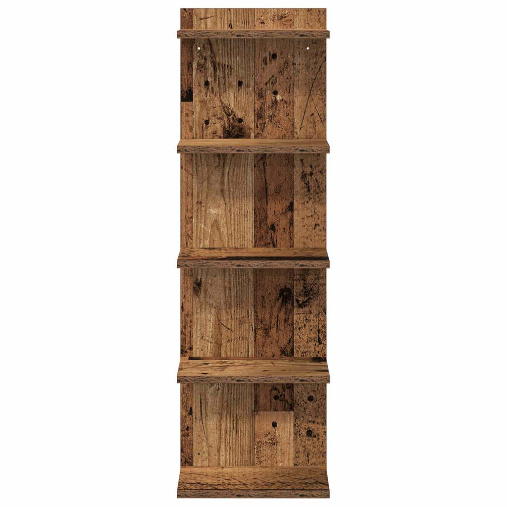vidaXL Półka ścienna Stare drewno 30 x 15 x 100 cm Drewno inżynieryjne