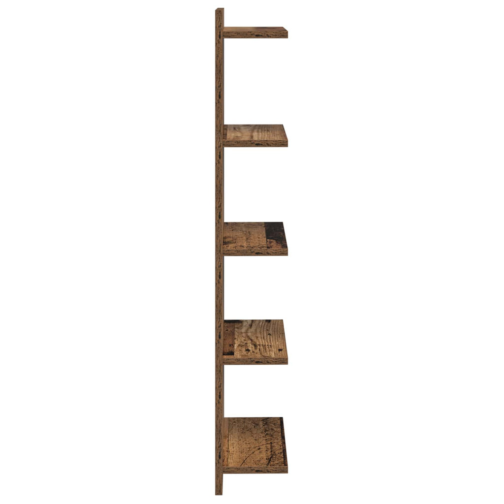vidaXL Półka ścienna Stare drewno 30 x 15 x 100 cm Drewno inżynieryjne