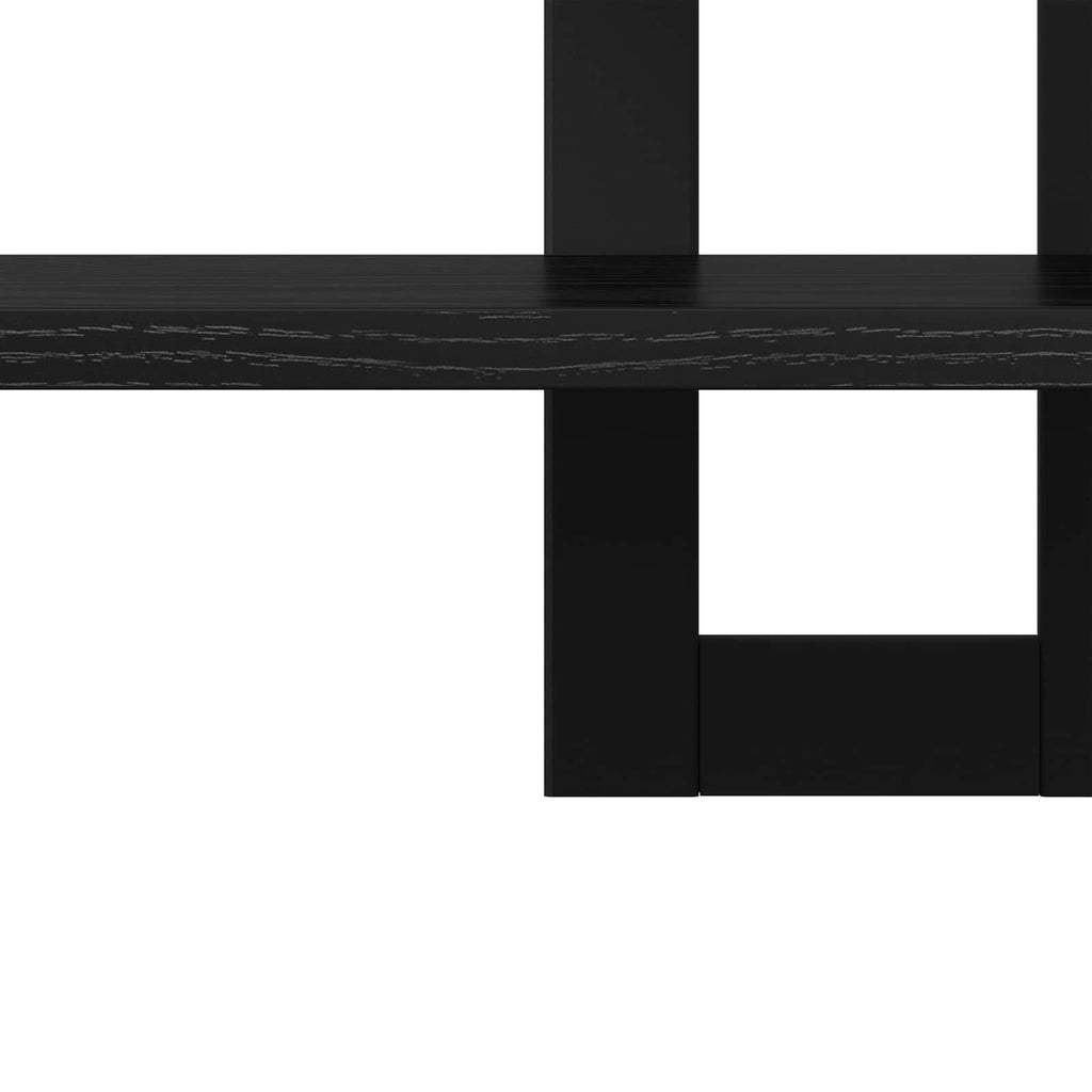 vidaXL Półki wiszące Czarny dąb 40 x 15 x 40 cm Drewno inżynieryjne