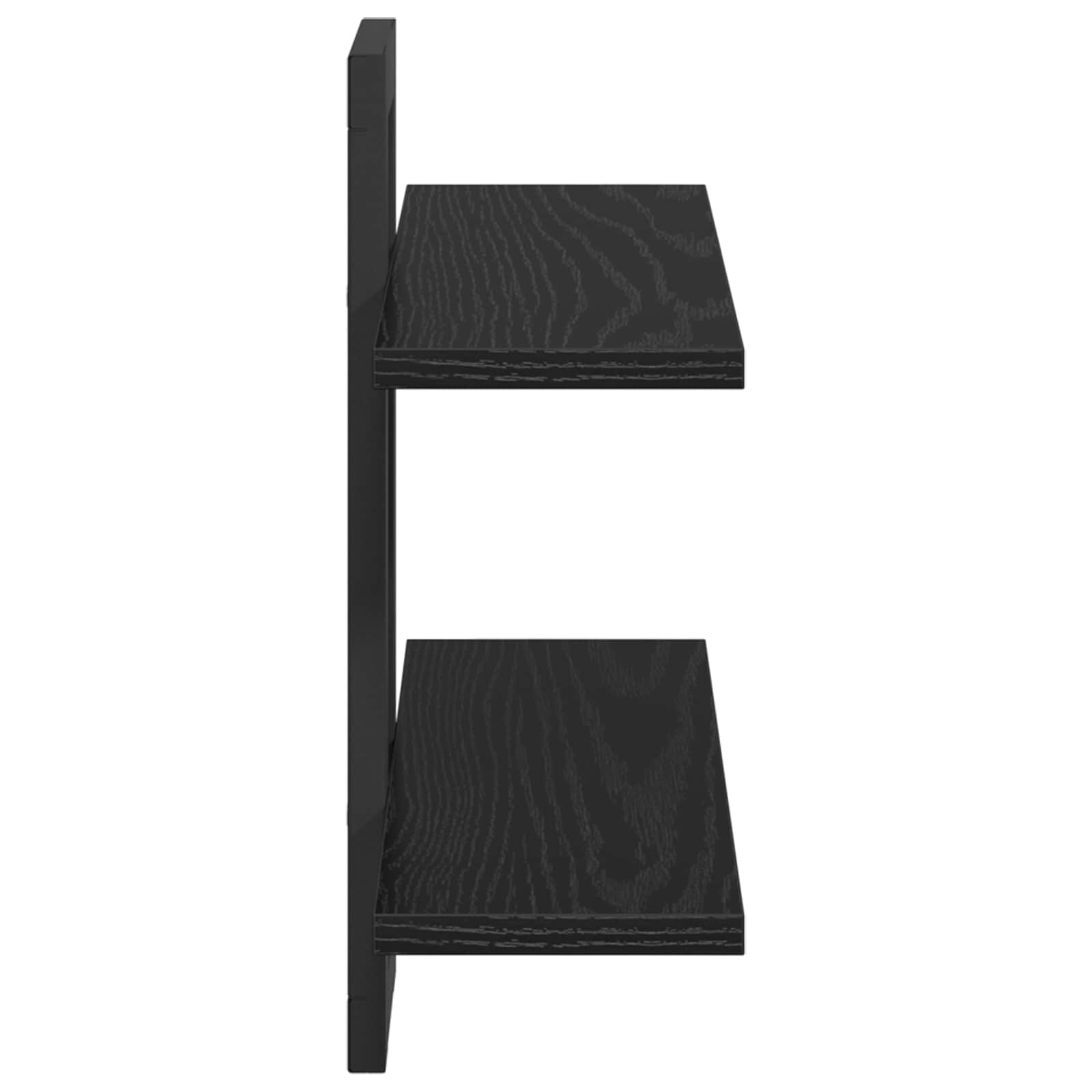vidaXL Półki wiszące Czarny dąb 40 x 15 x 40 cm Drewno inżynieryjne