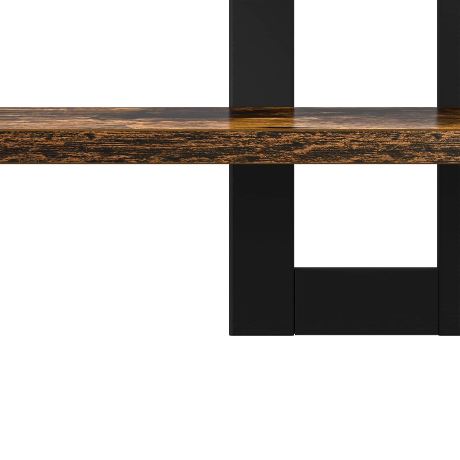 vidaXL Półki wiszące Dąb wędzony 40 x 15 x 40 cm Drewno inżynieryjne