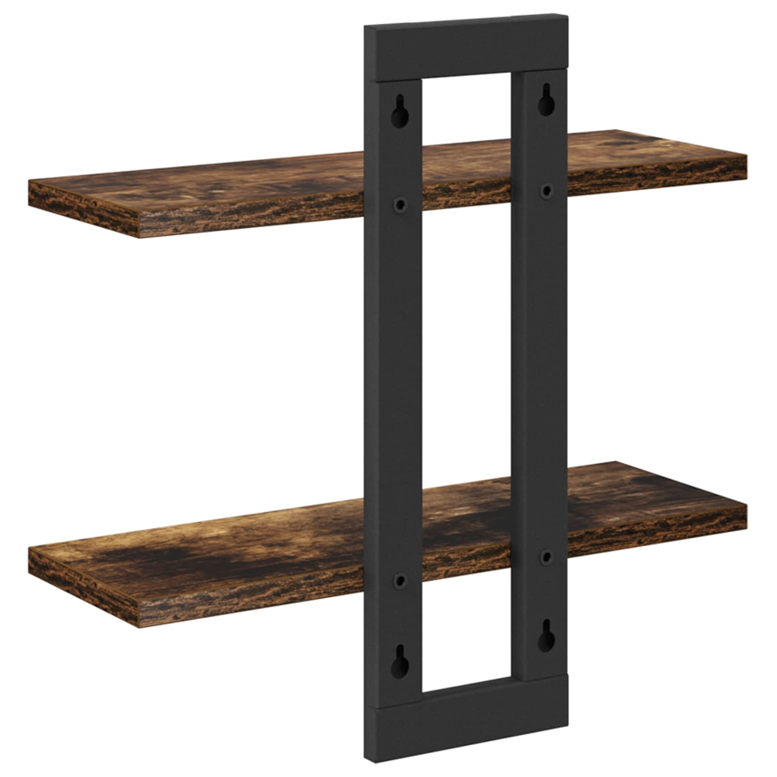 vidaXL Półki wiszące Dąb wędzony 40 x 15 x 40 cm Drewno inżynieryjne
