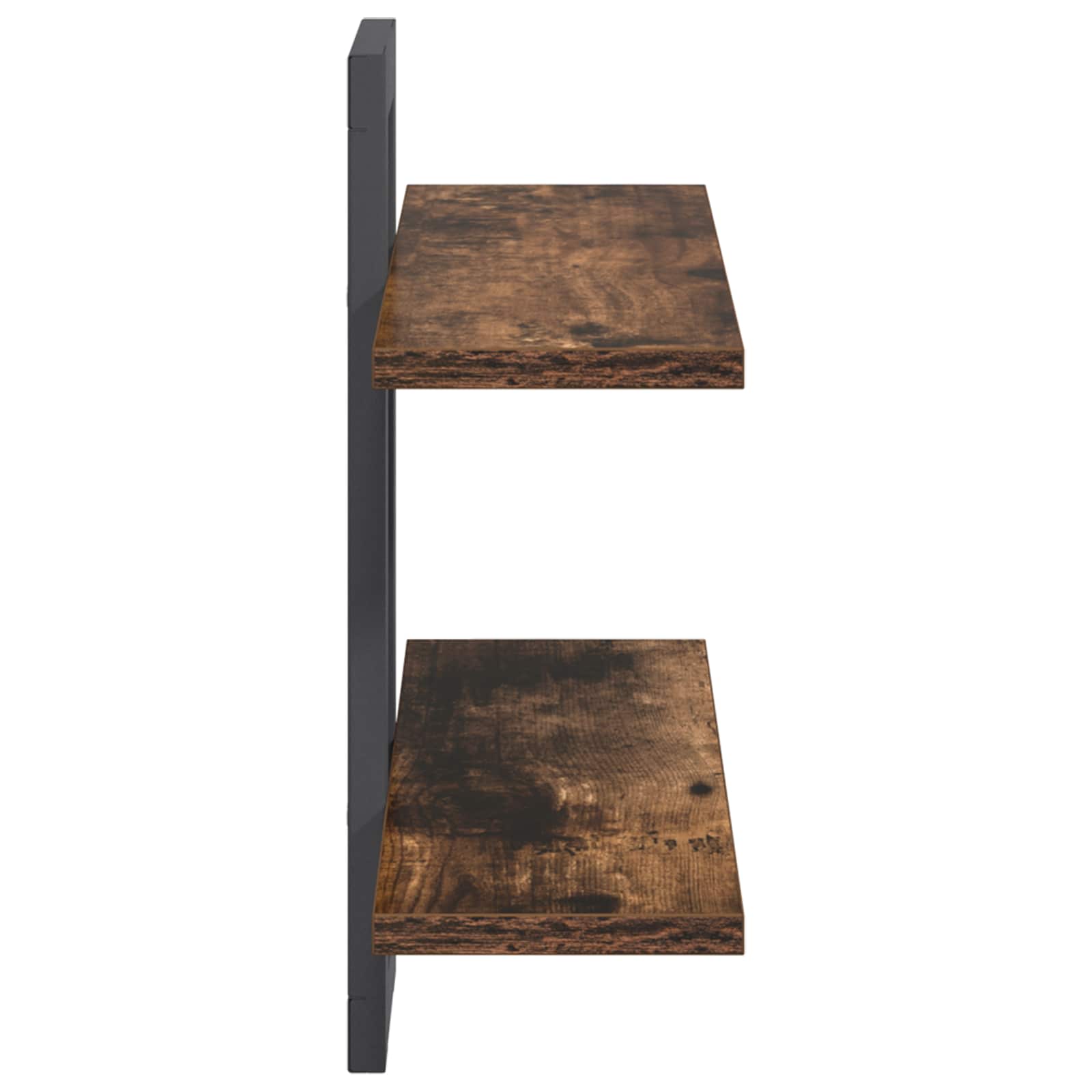 vidaXL Półki wiszące Dąb wędzony 40 x 15 x 40 cm Drewno inżynieryjne