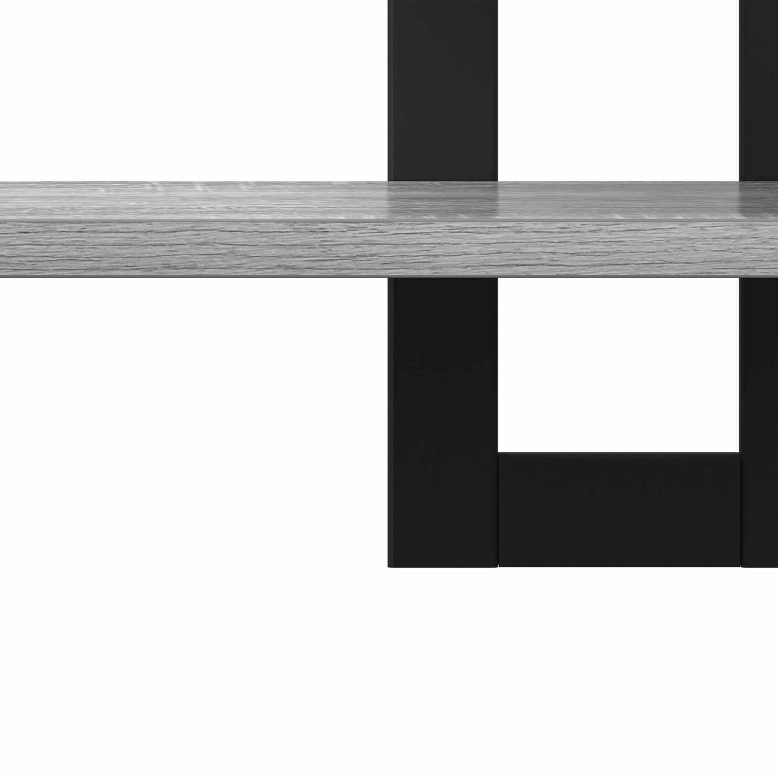 vidaXL Półki wiszące Szary Sonoma 40 x 15 x 40 cm Drewno inżynieryjne