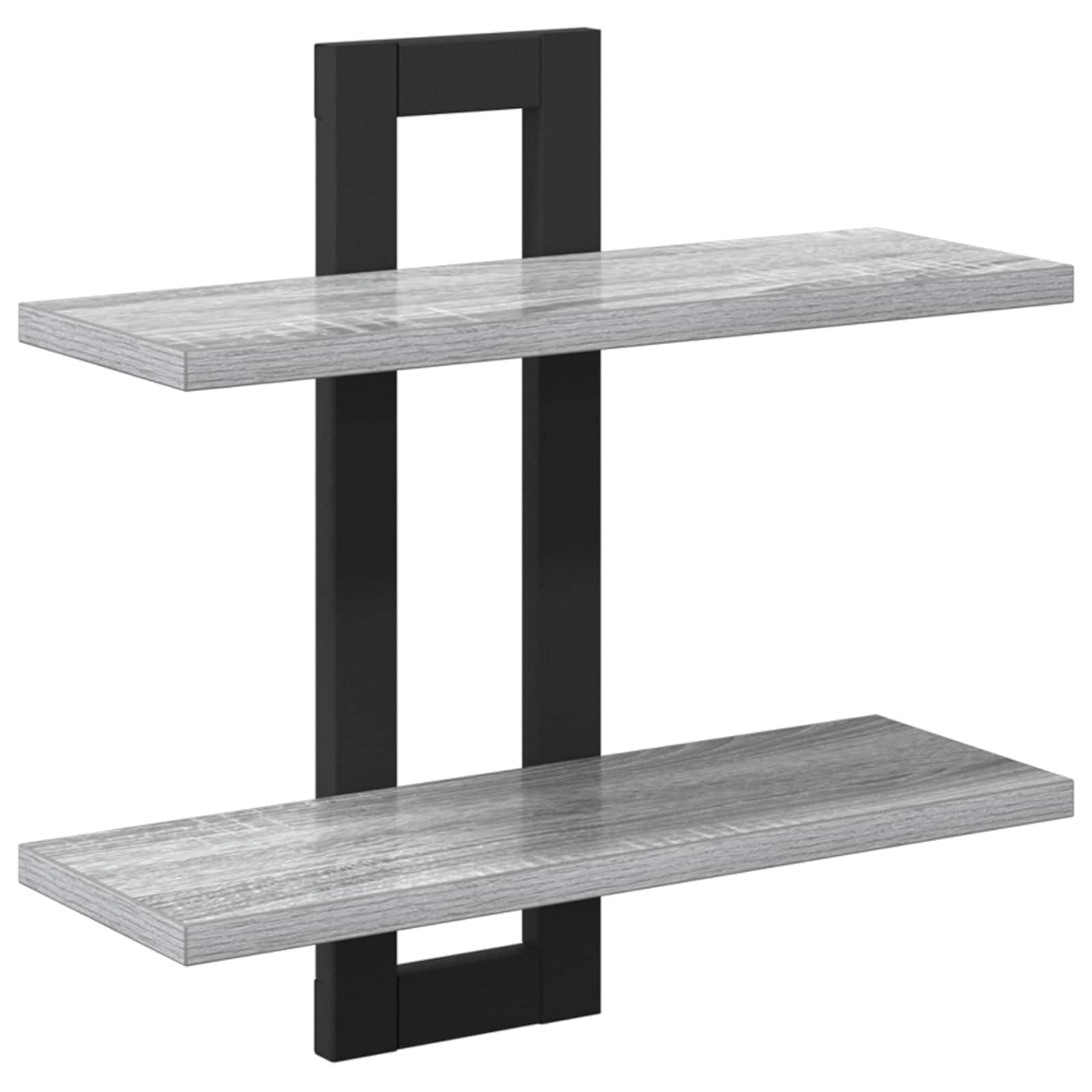 vidaXL Półki wiszące Szary Sonoma 40 x 15 x 40 cm Drewno inżynieryjne