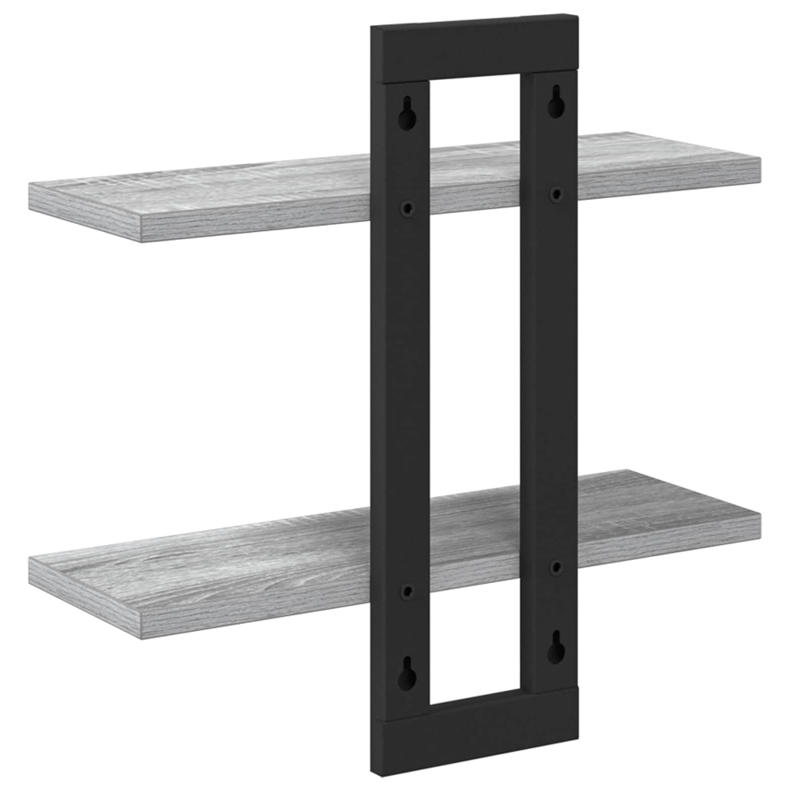vidaXL Półki wiszące Szary Sonoma 40 x 15 x 40 cm Drewno inżynieryjne