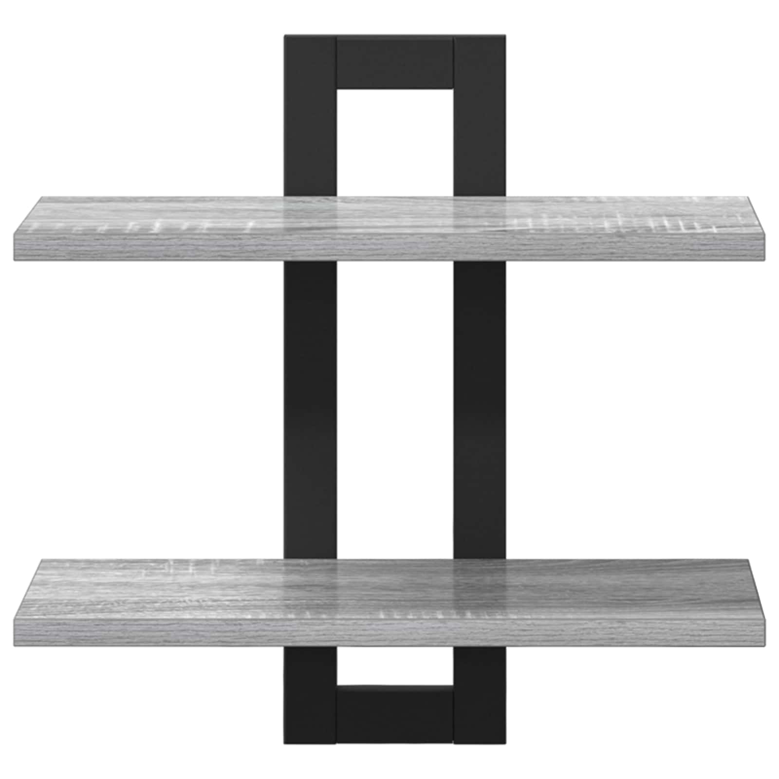 vidaXL Półki wiszące Szary Sonoma 40 x 15 x 40 cm Drewno inżynieryjne