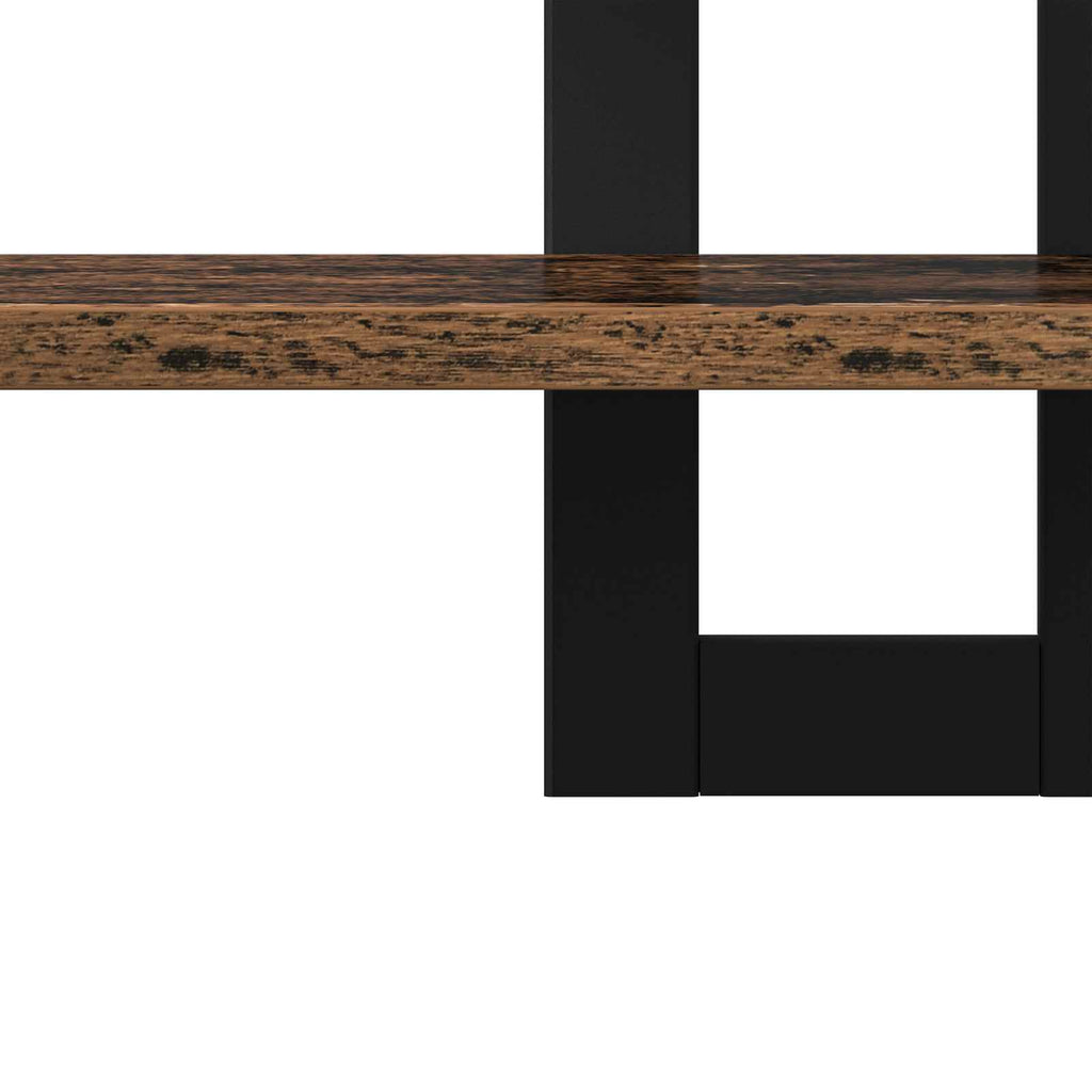 vidaXL Półki wiszące Stare drewno 40 x 15 x 40 cm Drewno inżynieryjne