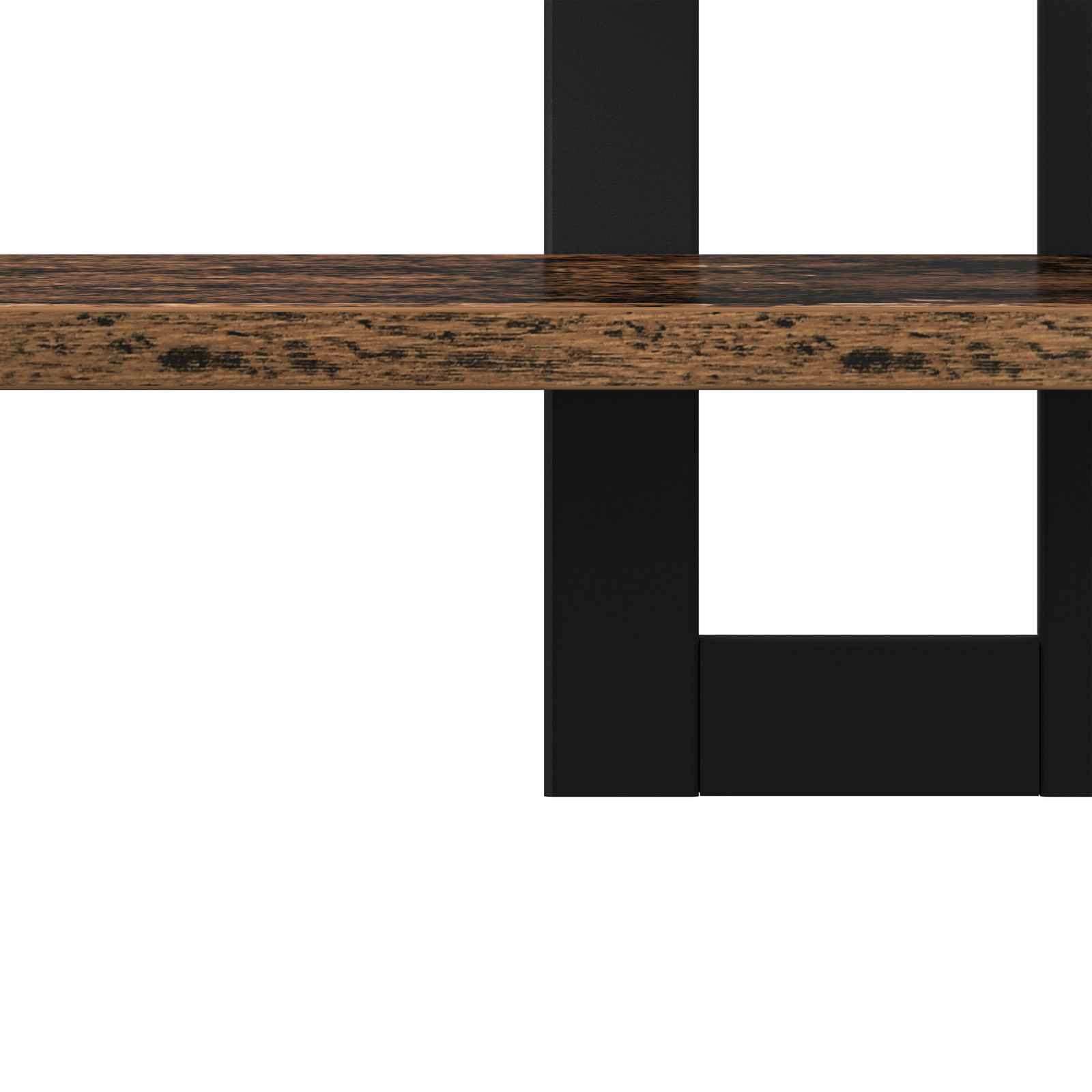 vidaXL Półki wiszące Stare drewno 40 x 15 x 40 cm Drewno inżynieryjne