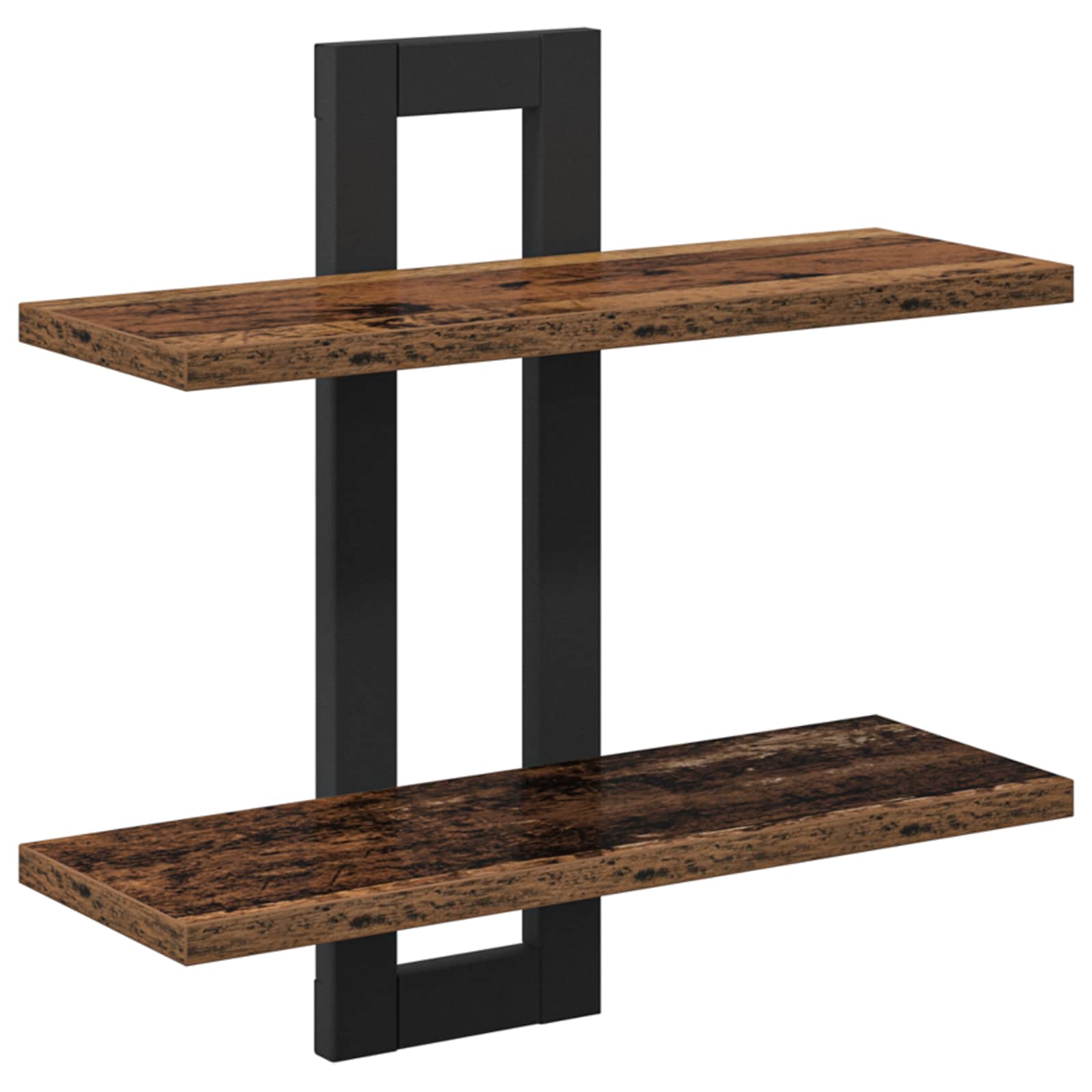 vidaXL Półki wiszące Stare drewno 40 x 15 x 40 cm Drewno inżynieryjne