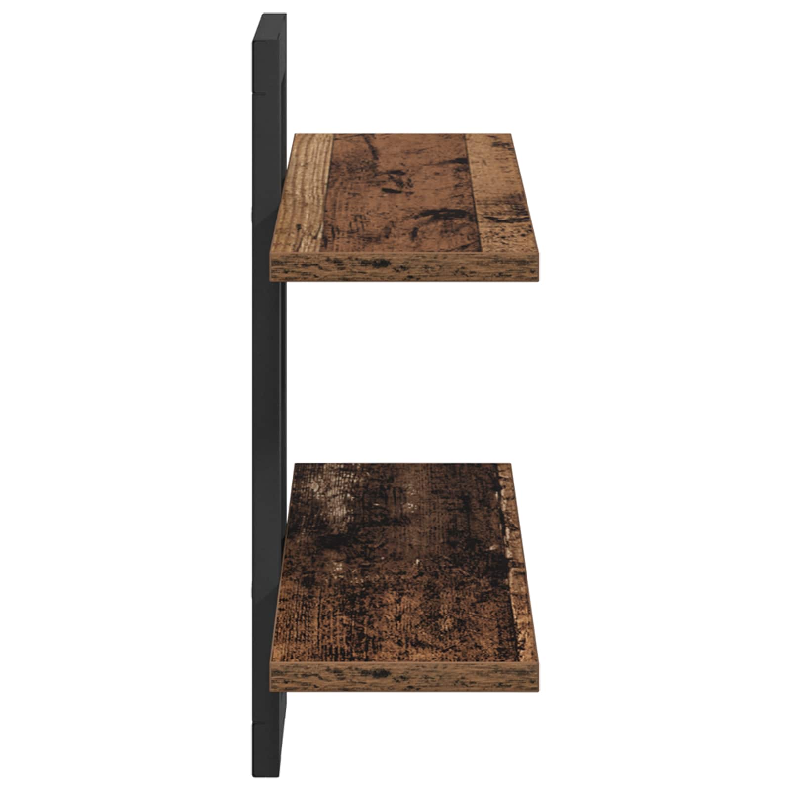 vidaXL Półki wiszące Stare drewno 40 x 15 x 40 cm Drewno inżynieryjne