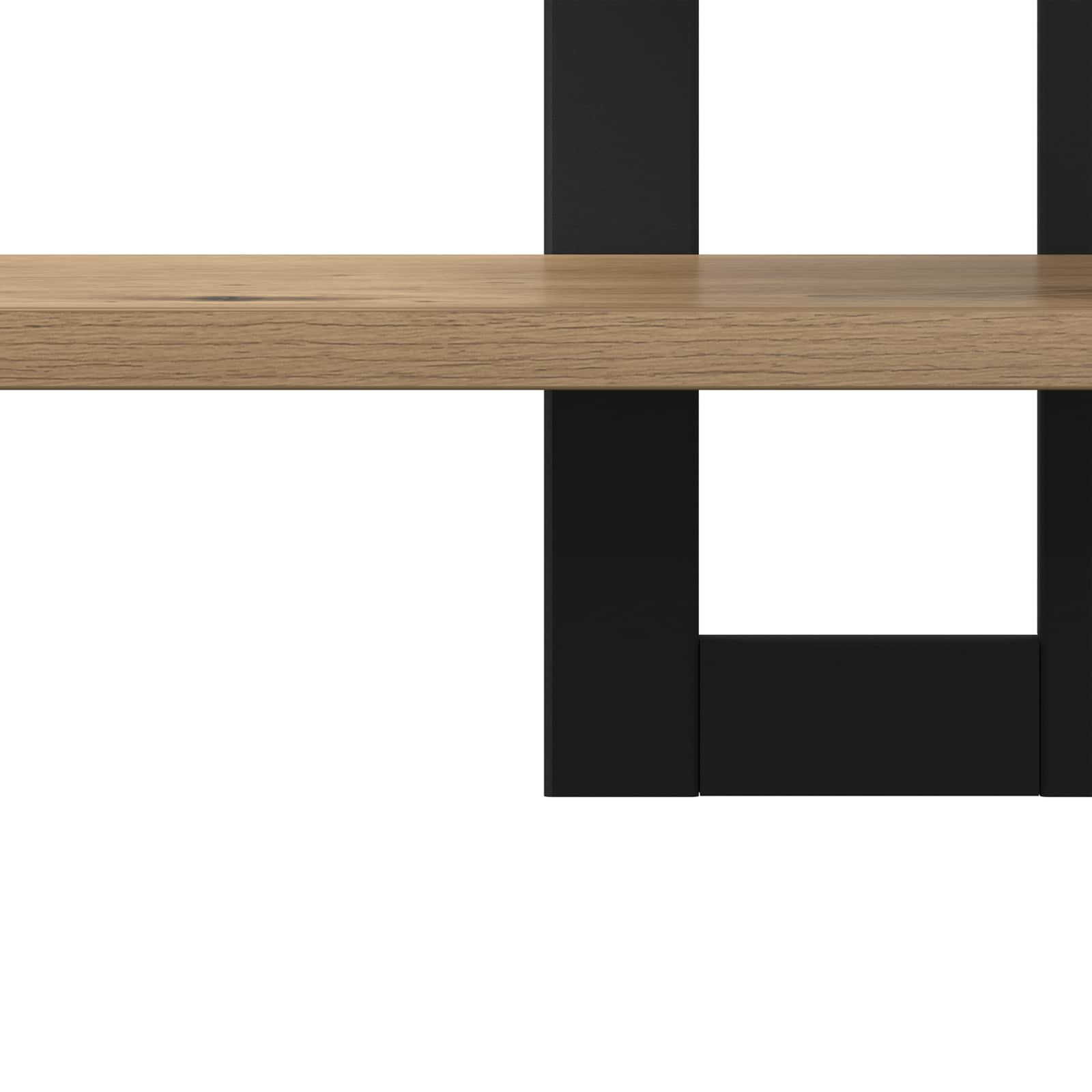 vidaXL Półki wiszące Dąb artisan 40 x 15 x 40 cm Drewno inżynieryjne