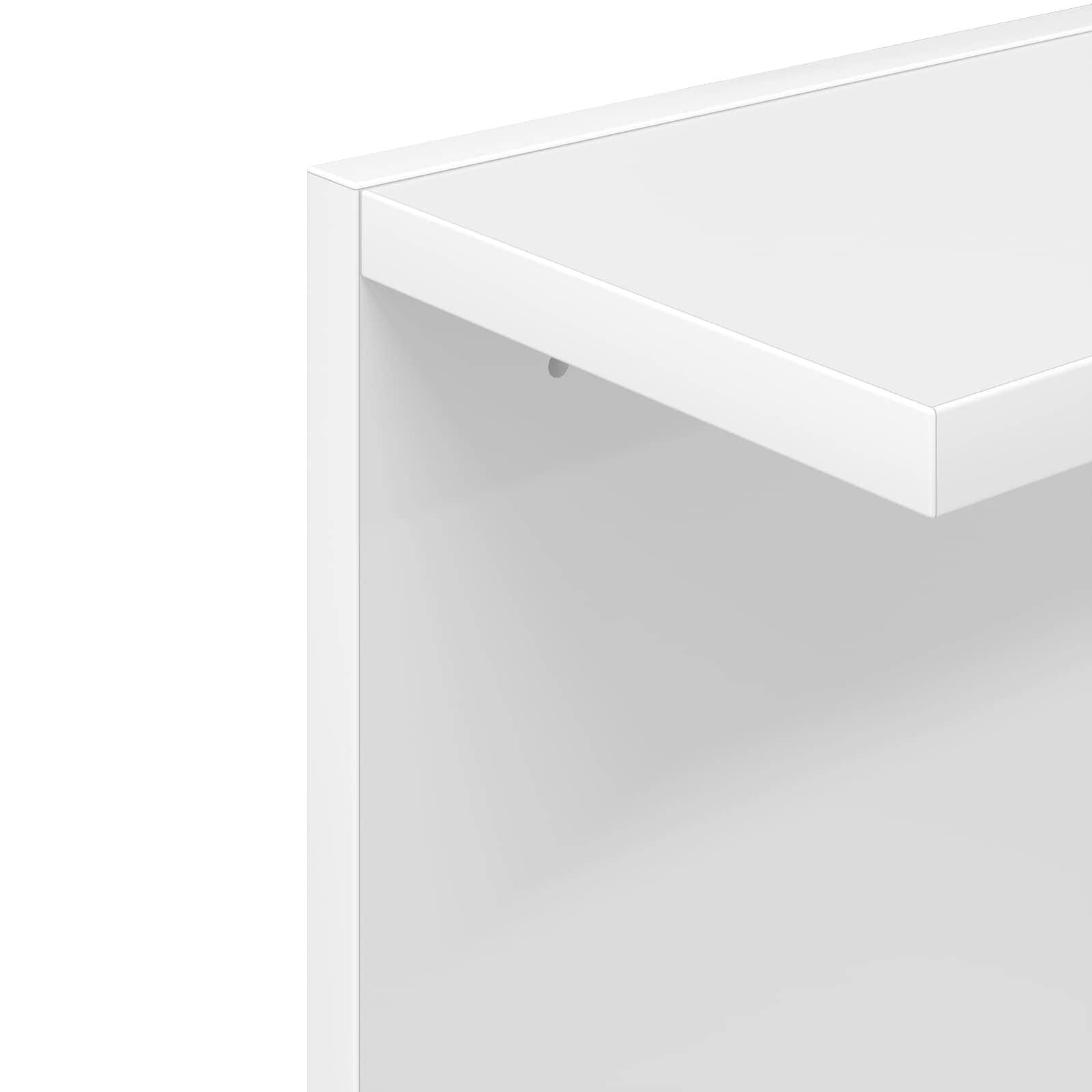 vidaXL Półka ścienna Biały 22 x 15 x 100 cm Drewno inżynieryjne