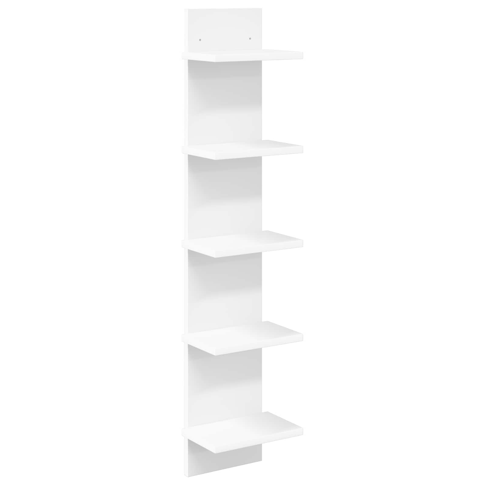 vidaXL Półka ścienna Biały 22 x 15 x 100 cm Drewno inżynieryjne